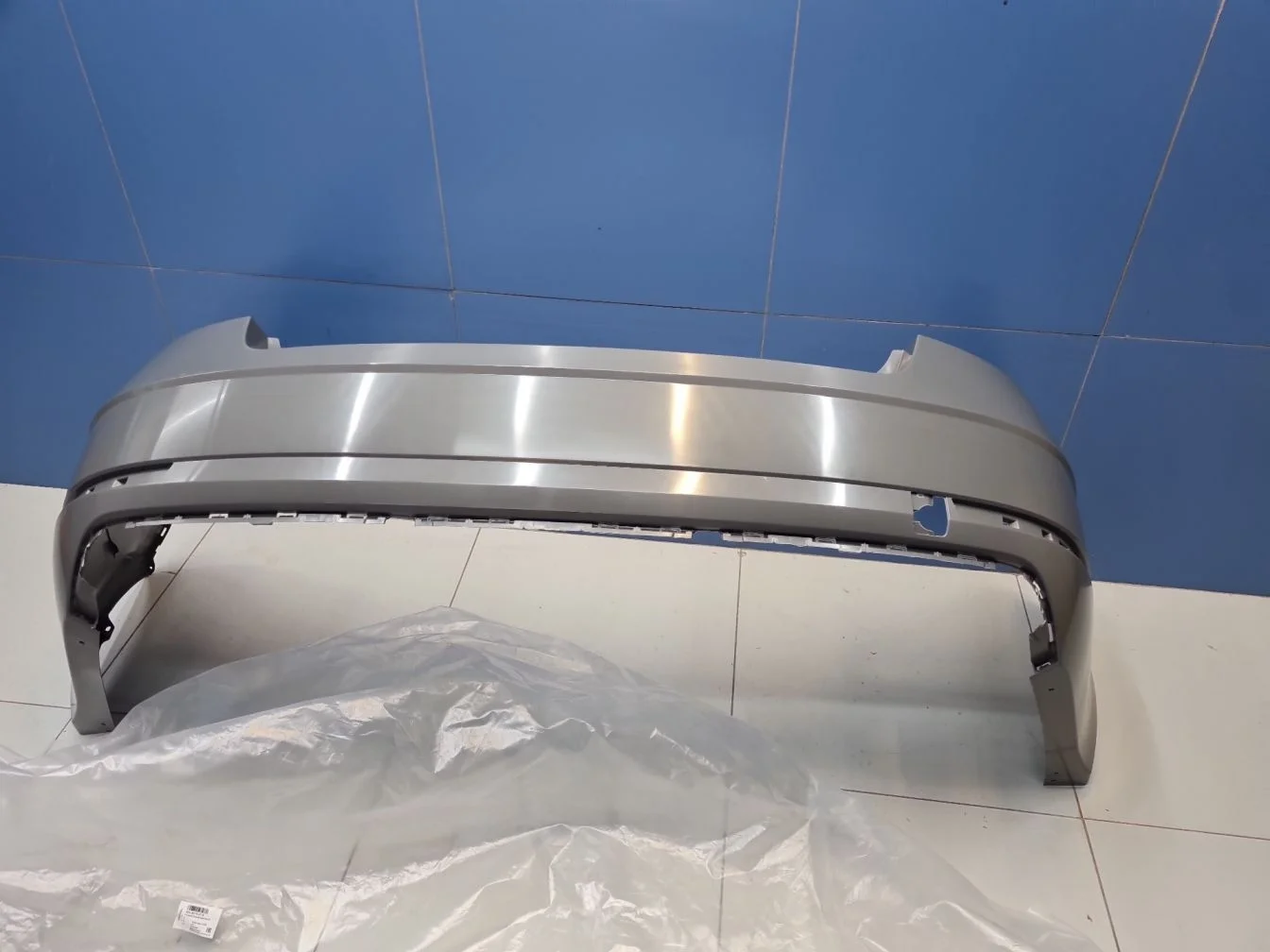 Бампер задний для Skoda Rapid 2013-