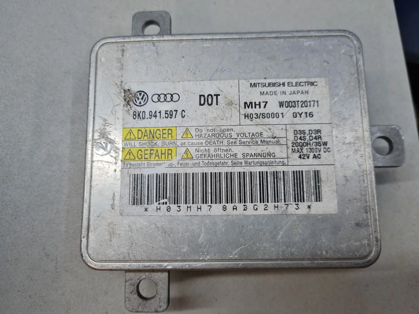 Блок ксеноновой лампы для Audi A1 8X 2010-2018