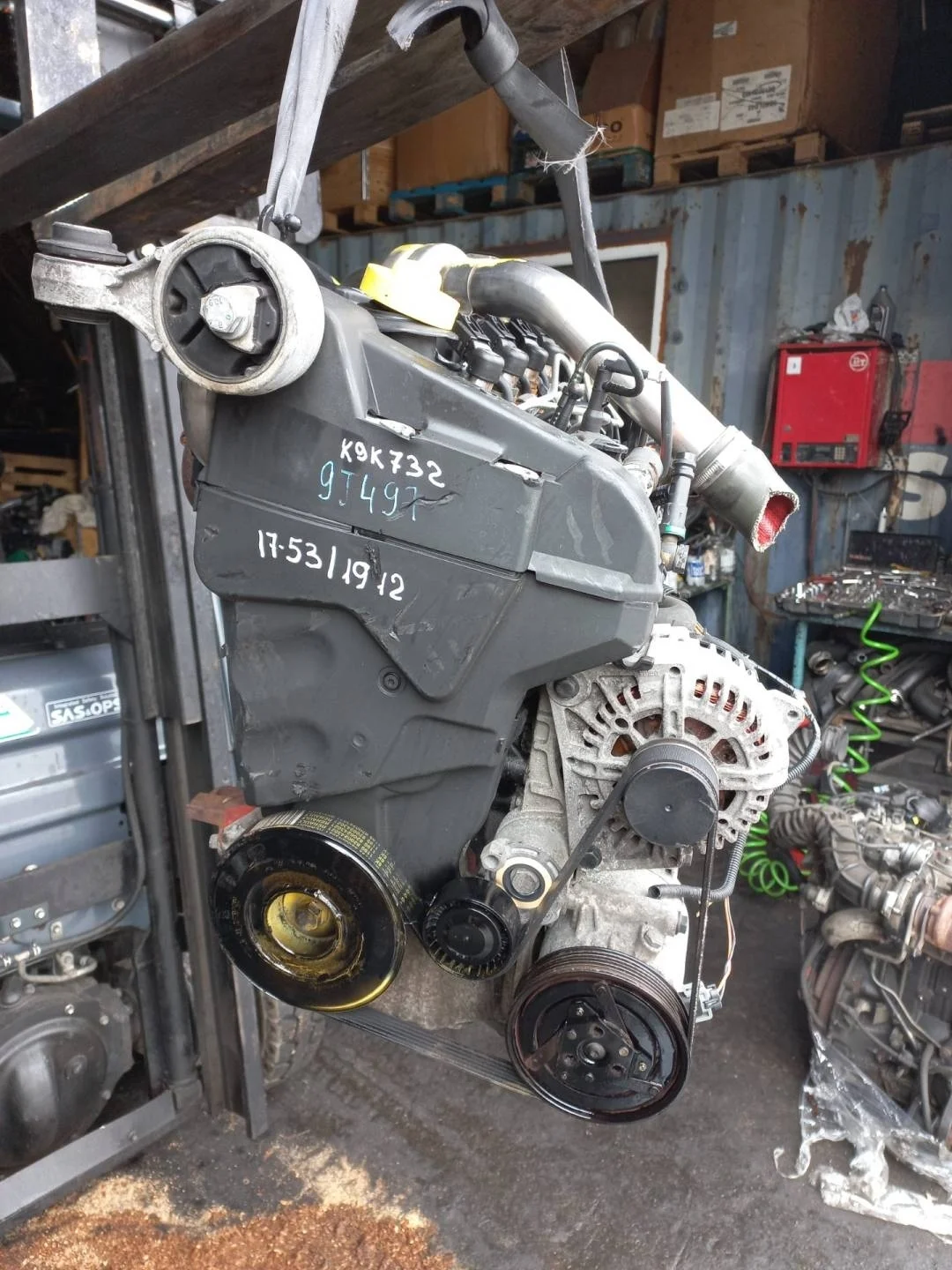 Двигатель K9K732 Renault Scenic 2 0.0 0