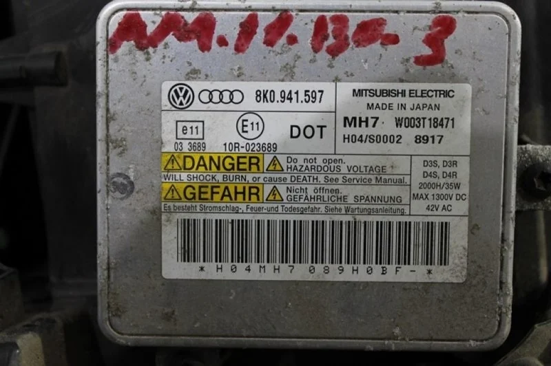 Блок розжига ксенона Audi A4 Iv 8K0941597 4F2