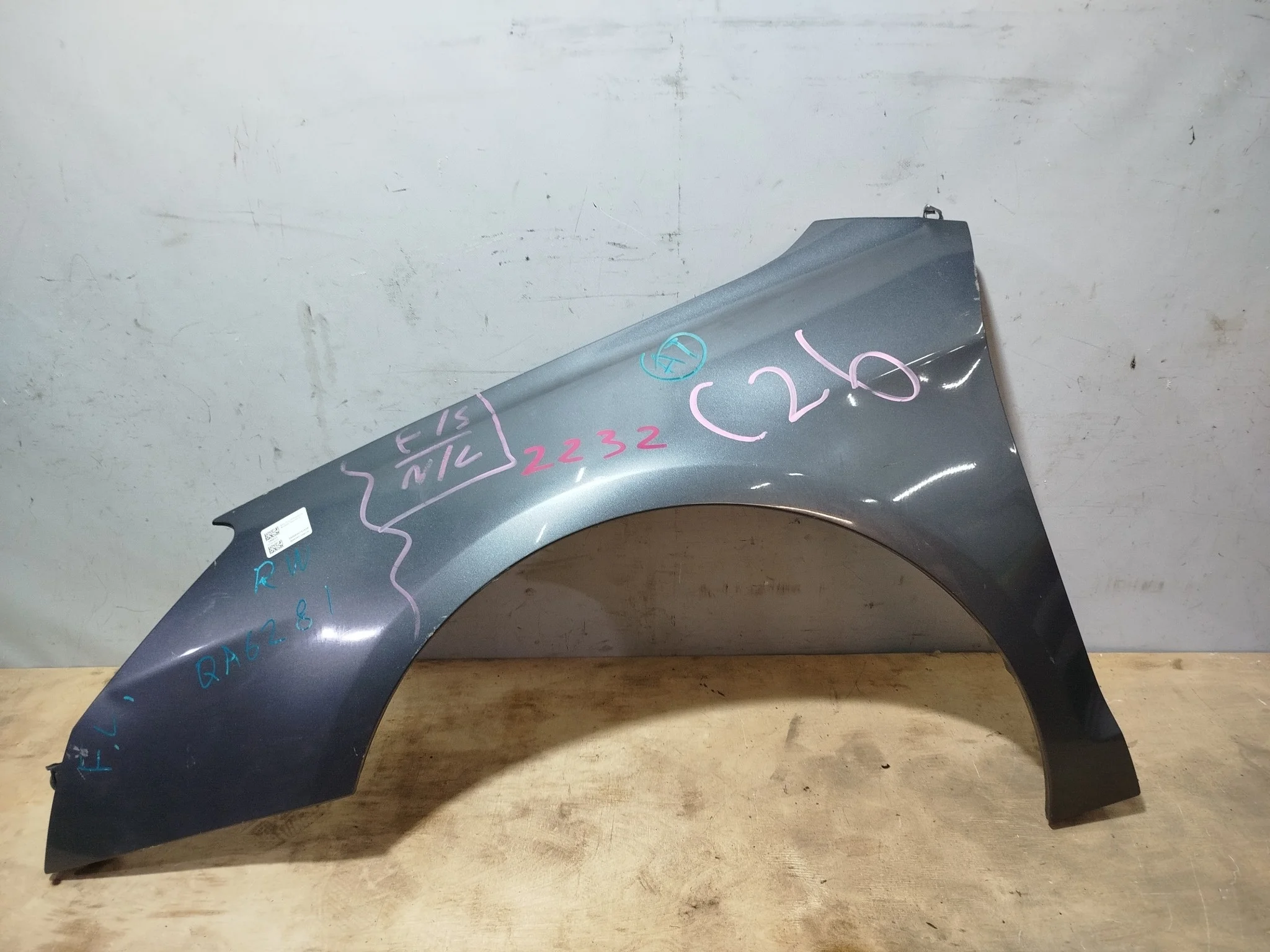 КРЫЛО CITROEN 7840V6 ПЕРЕД ЛЕВО серый QA6281