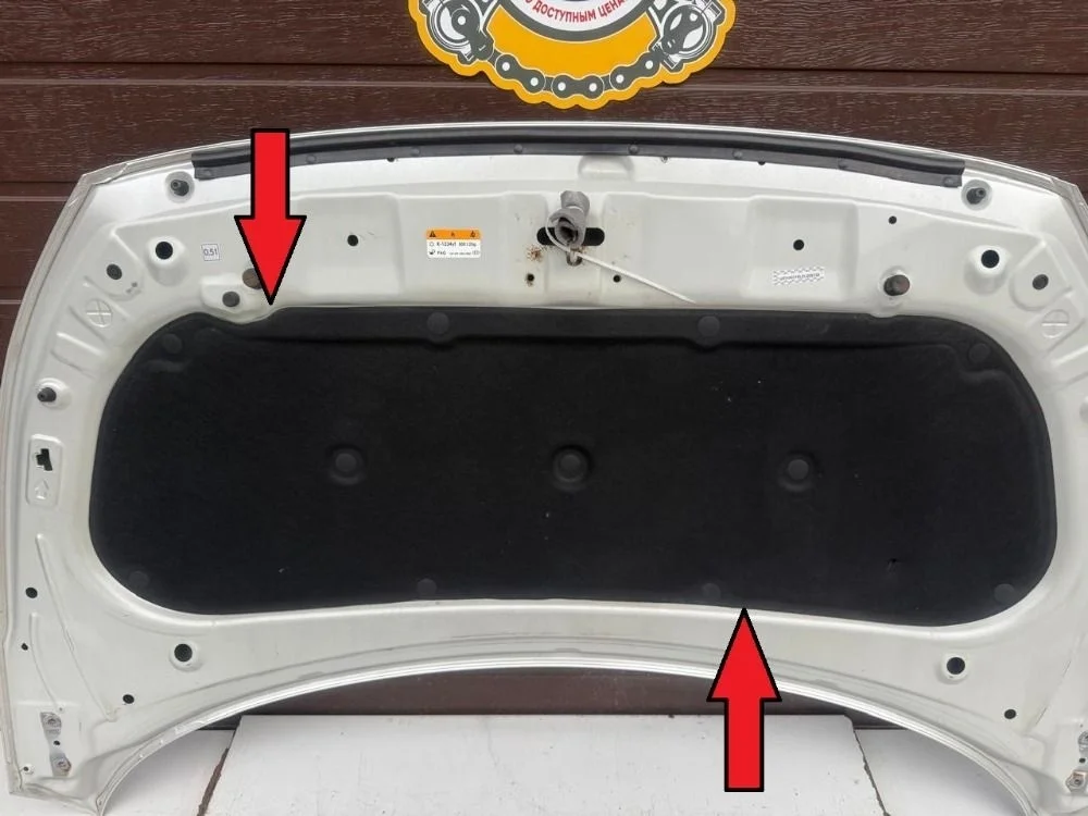 Шумоизоляция утеплитель капота Kia Ceed JD (2012—2015)