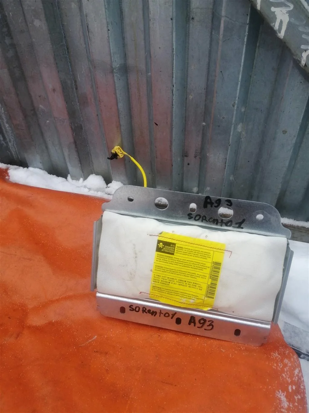 Airbag Подушка безопасности в торпедо Kia Sorento