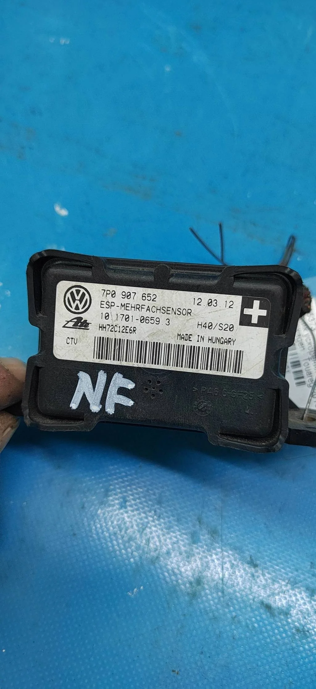 Датчик ускорения VW Touareg NF (2011-2018)