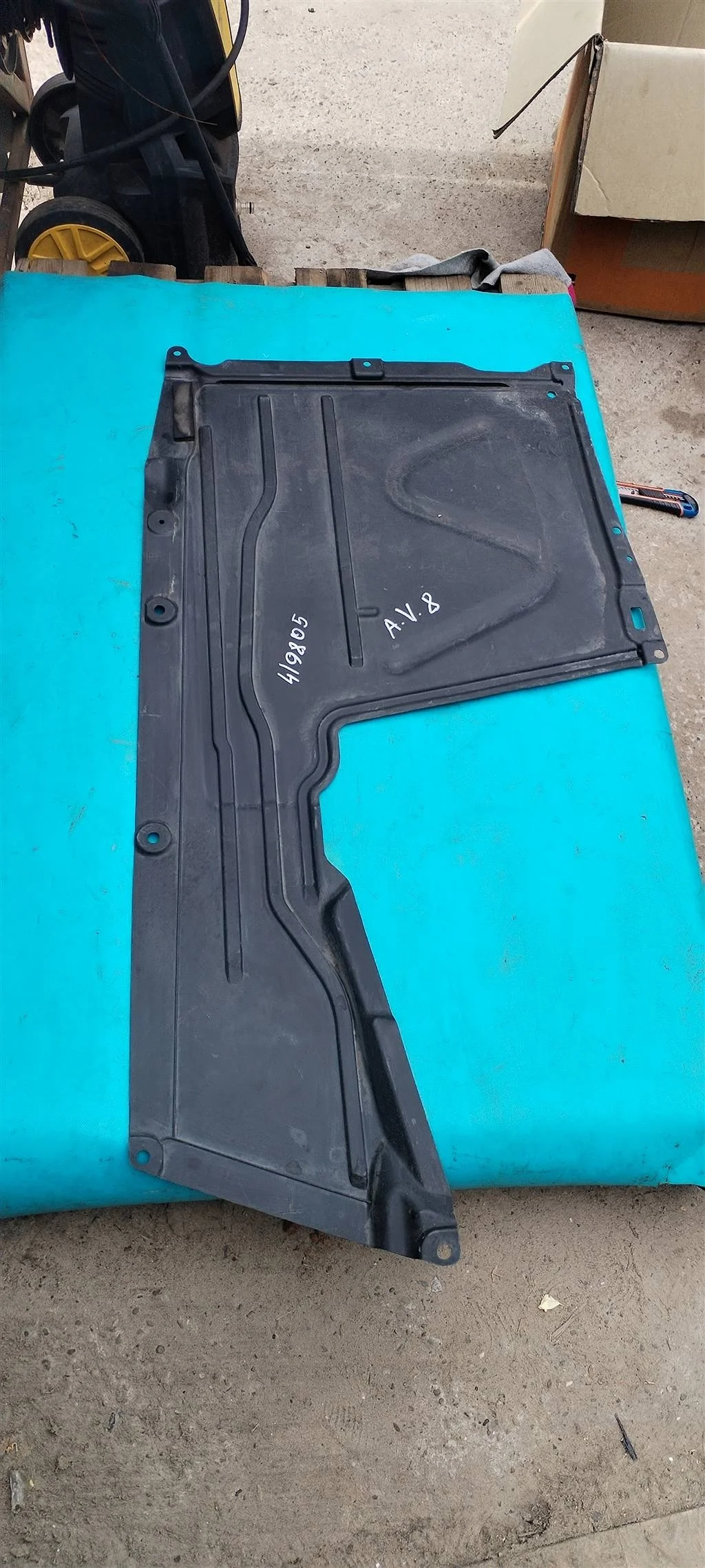 Защита днища антигравийная левая BMW 4-серия F32