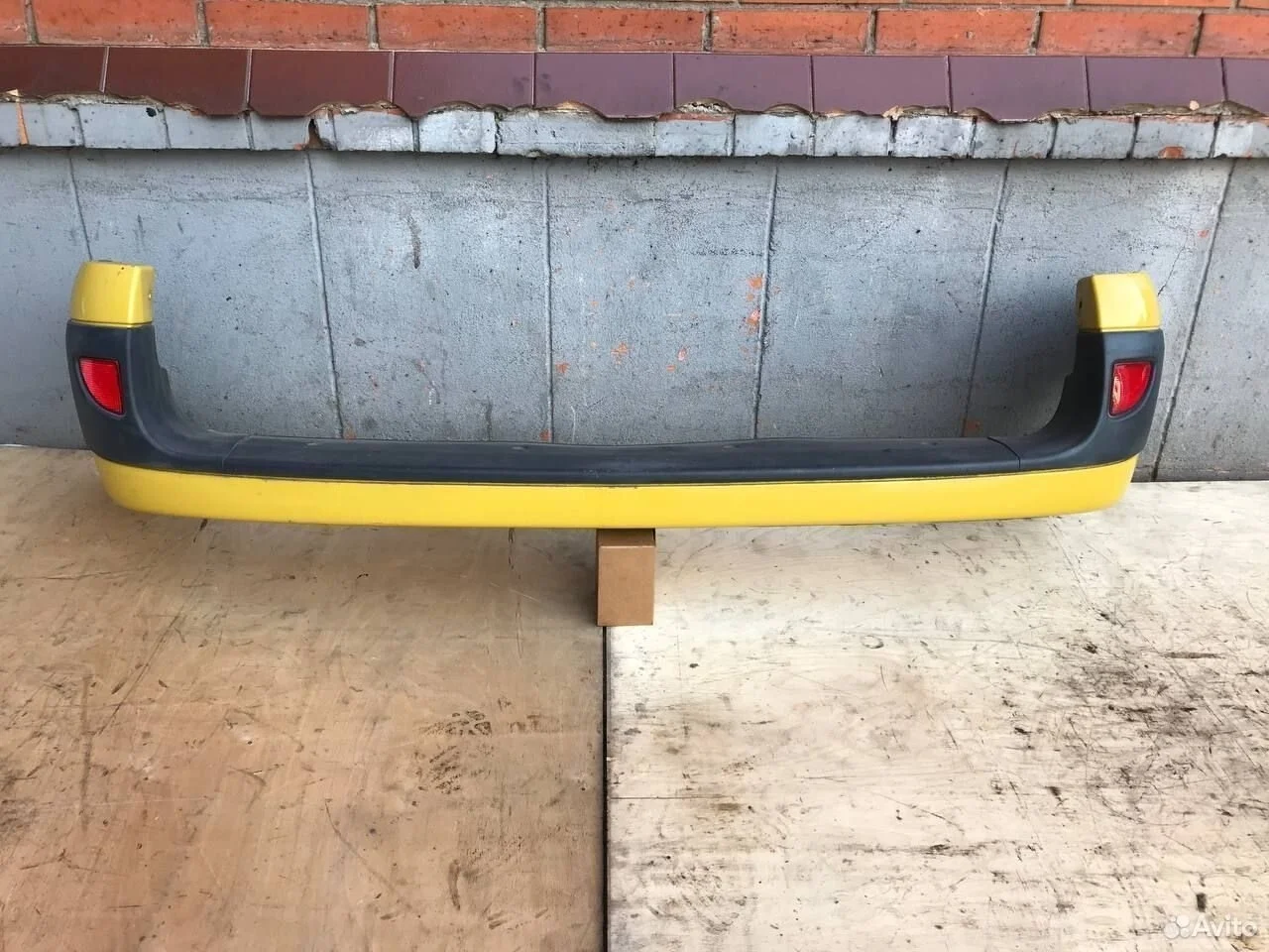 Задний бампер renault kangoo 2003-2007