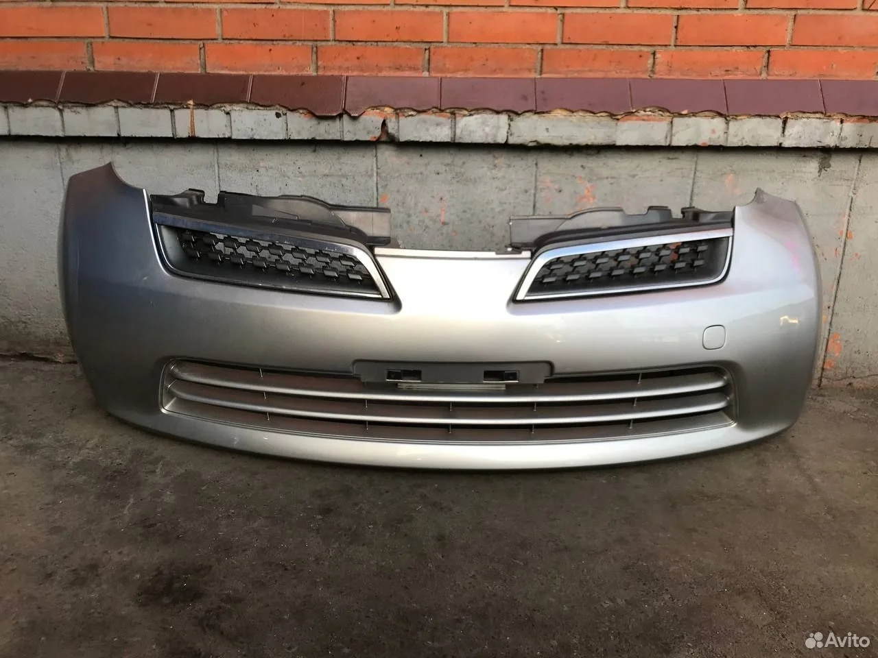 Передний бампер nissan micra march k12 2 модель