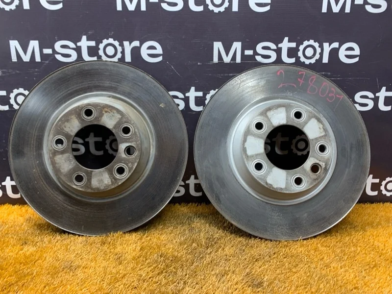 Диск тормозной Audi Q7 2007 7L8615302 4L BAR, передний