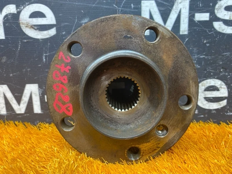 Ступица Bmw X5 2008 31226882263 E70 N52B30A, передняя левая