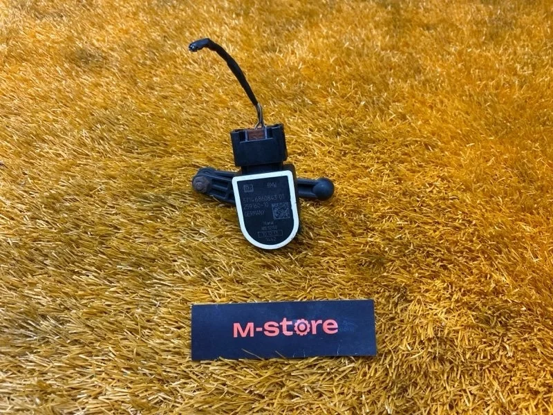 Датчик высоты дорожного просвета Bmw X3 2014 37146860843 F25 N47D20C, задний