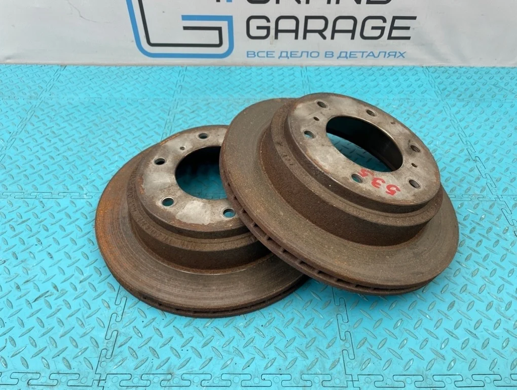 Диски тормозные Mitsubishi Pajero 2004 MR418067 V73W 6G72 3.0, задние