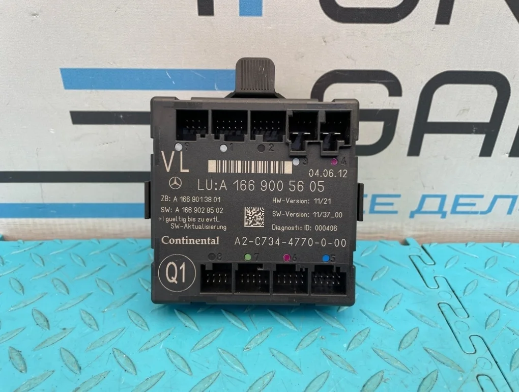 Блок двери Mercedes-Benz Ml-Class 2012 A1669005605 W166 642.826 3.0, передний левый