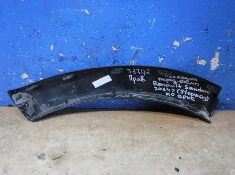 Накладка бампера передняя правая Renault Sandero