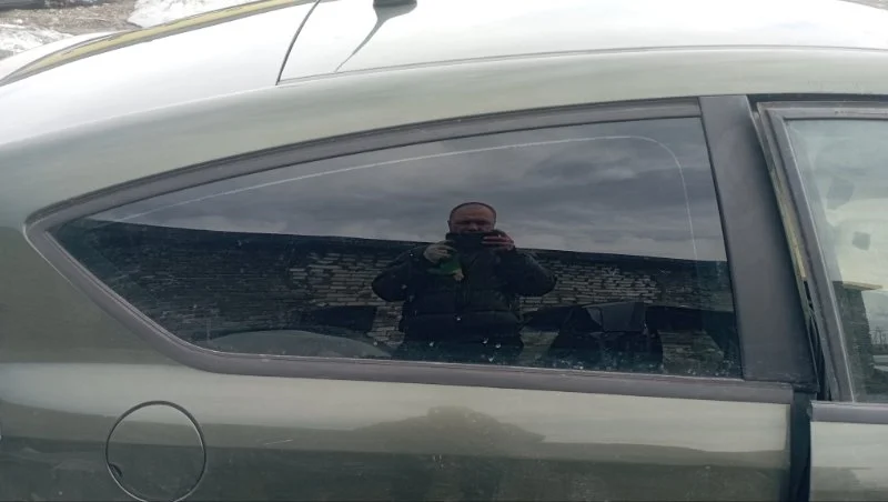 Стекло кузовное глухое заднее правое Citroen C4