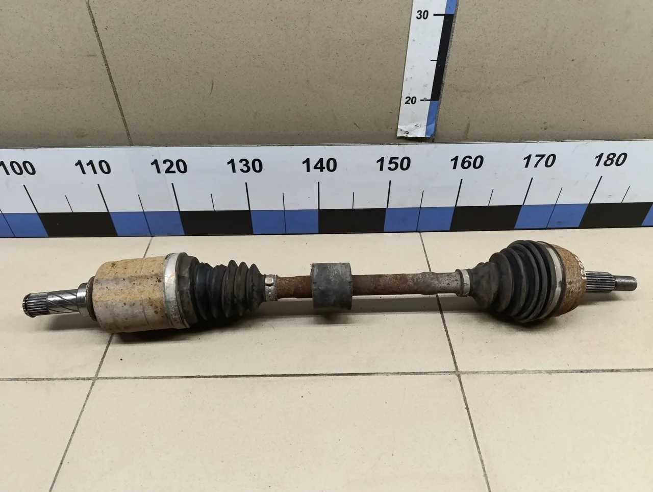 Полуось передняя левая Duster 2012>