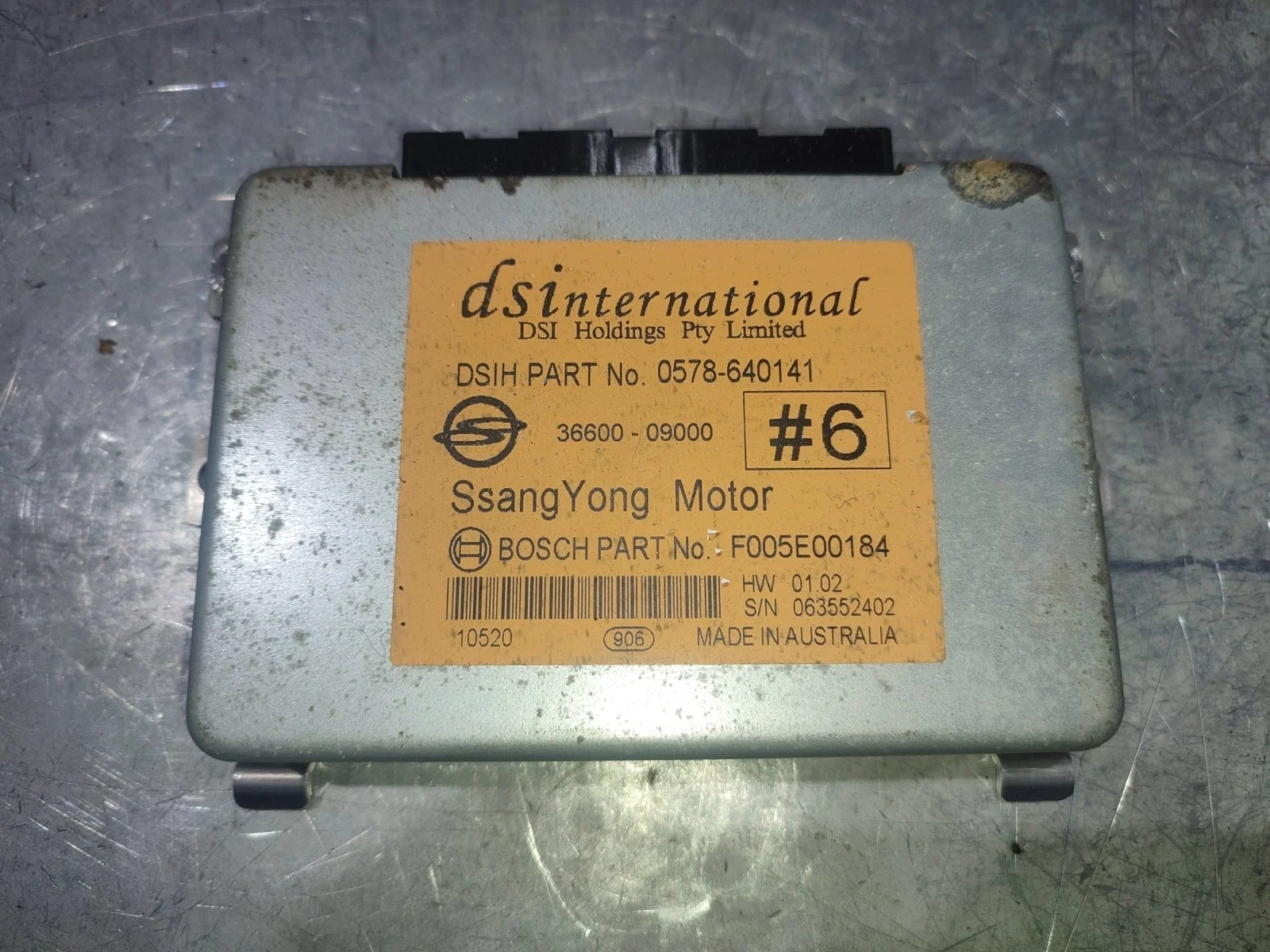 Блок управления акпп SsangYong Kyron 2011 D130