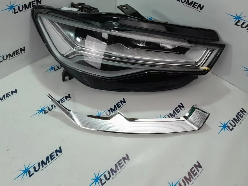 Нижняя планка маски фары Audi A6 2014-2018 4G0941774H C7, передняя правая