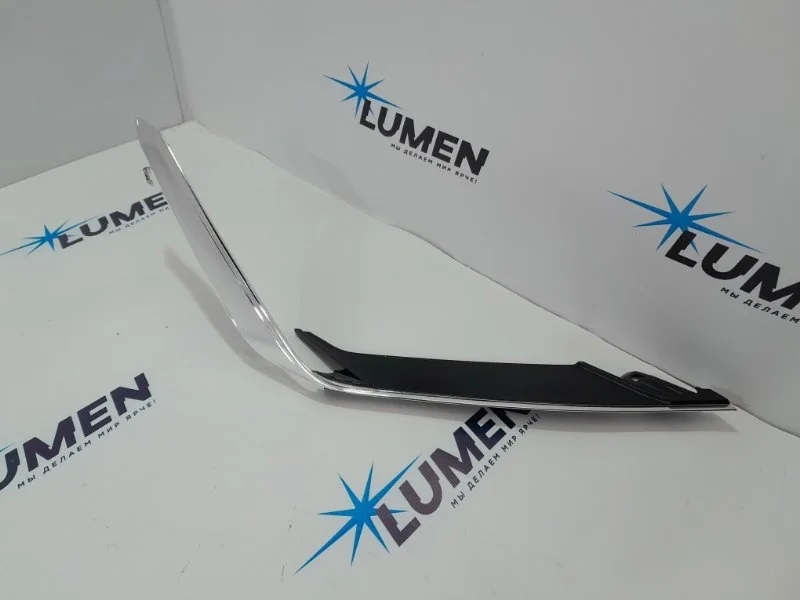 Хромированная боковая маска фары Audi A4 2015-2020 8W0941033 B9, передняя правая