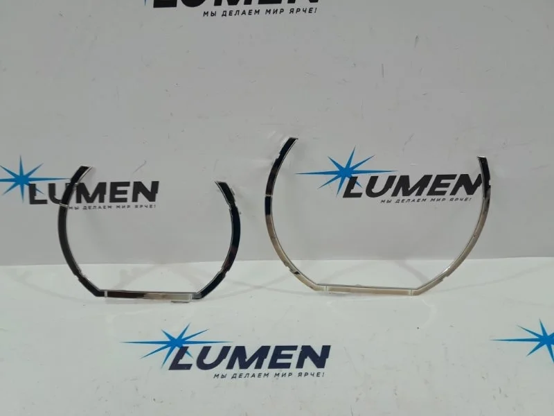 Хромированное полукольцо малое Bmw X5/X6 2013-2019 63117381137 F15/F16, переднее левое