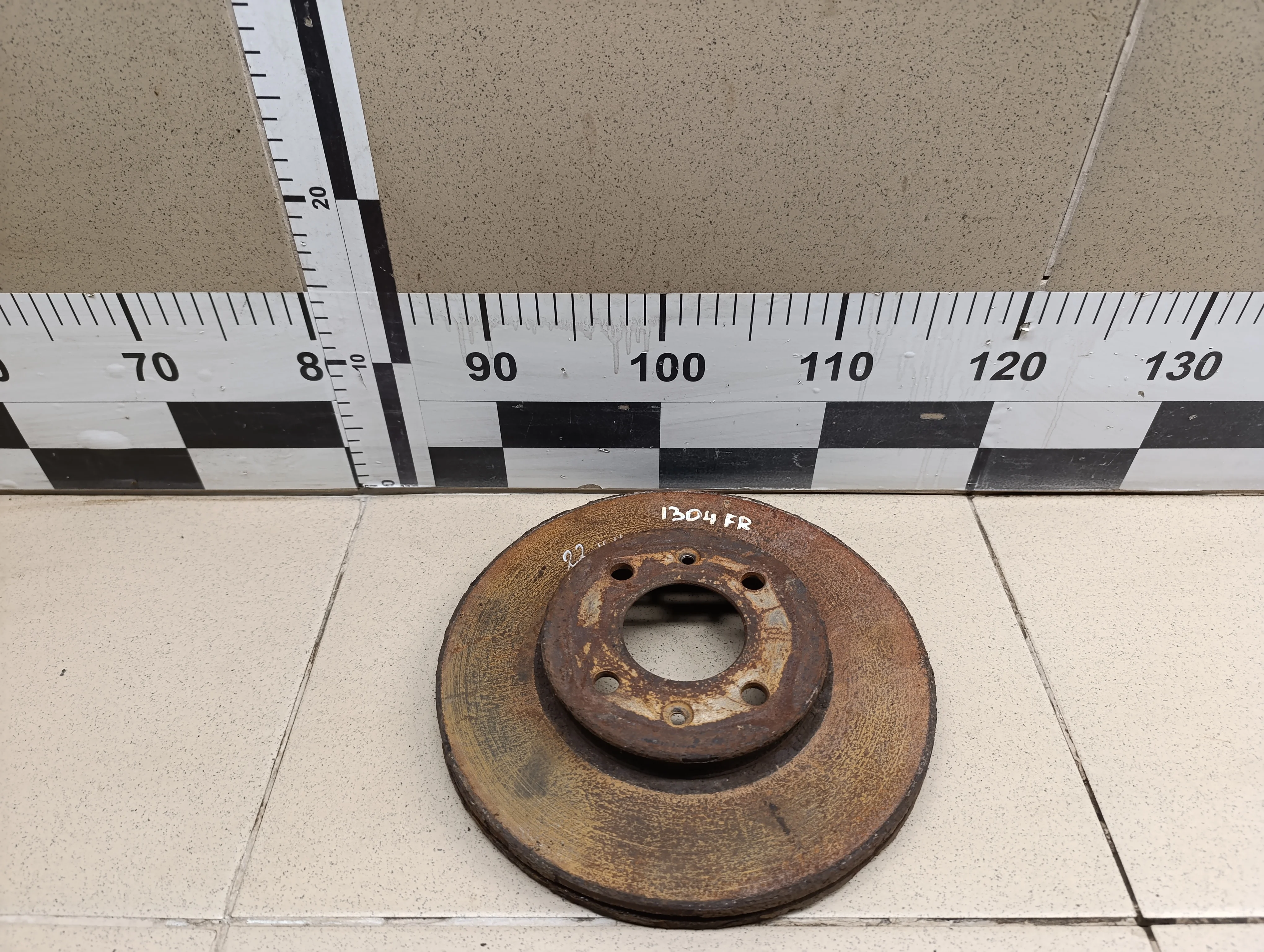 Диск тормозной передний вентилируемый Solaris 2010-2017