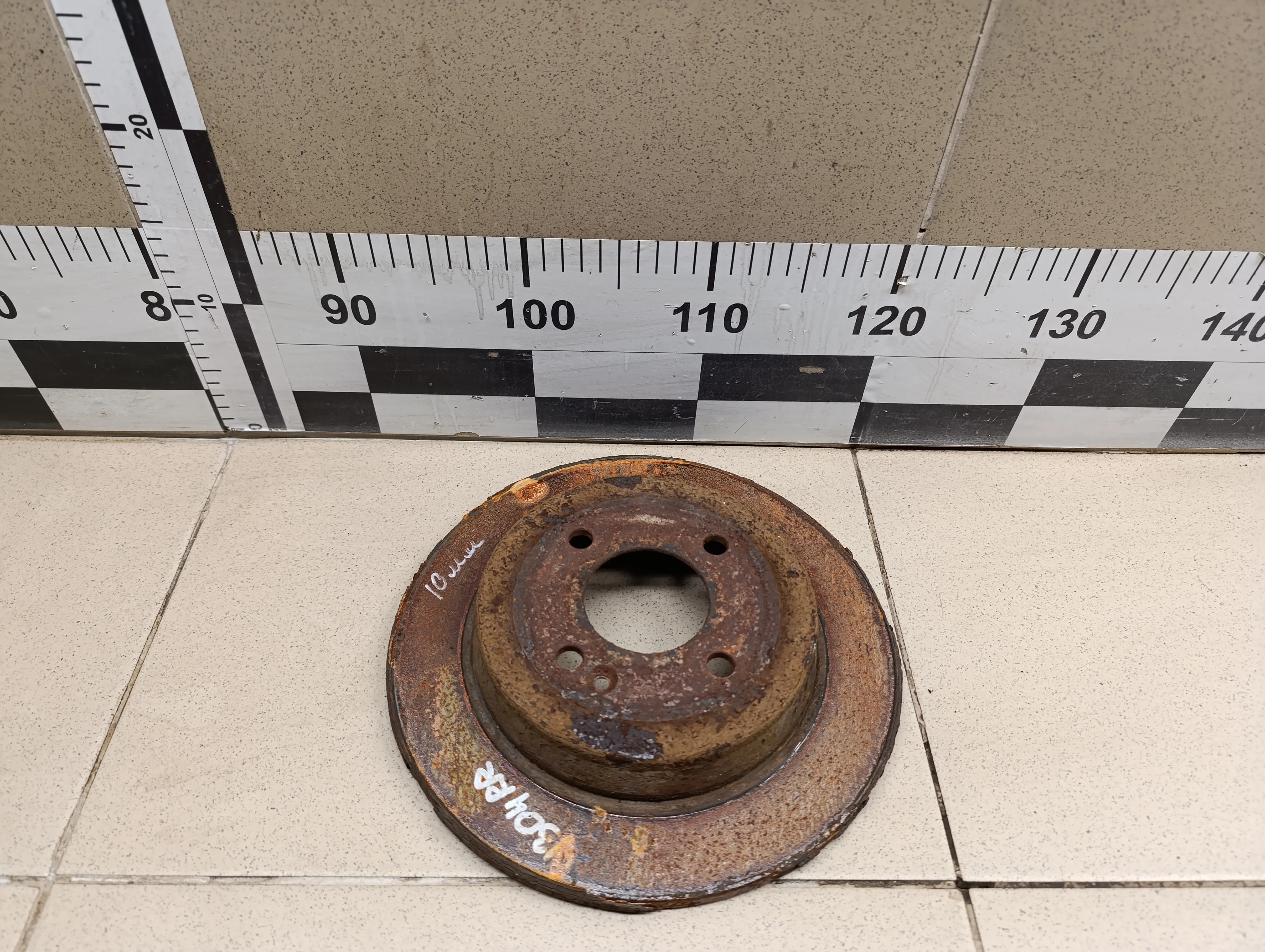 Диск тормозной задний Solaris 2010-2017