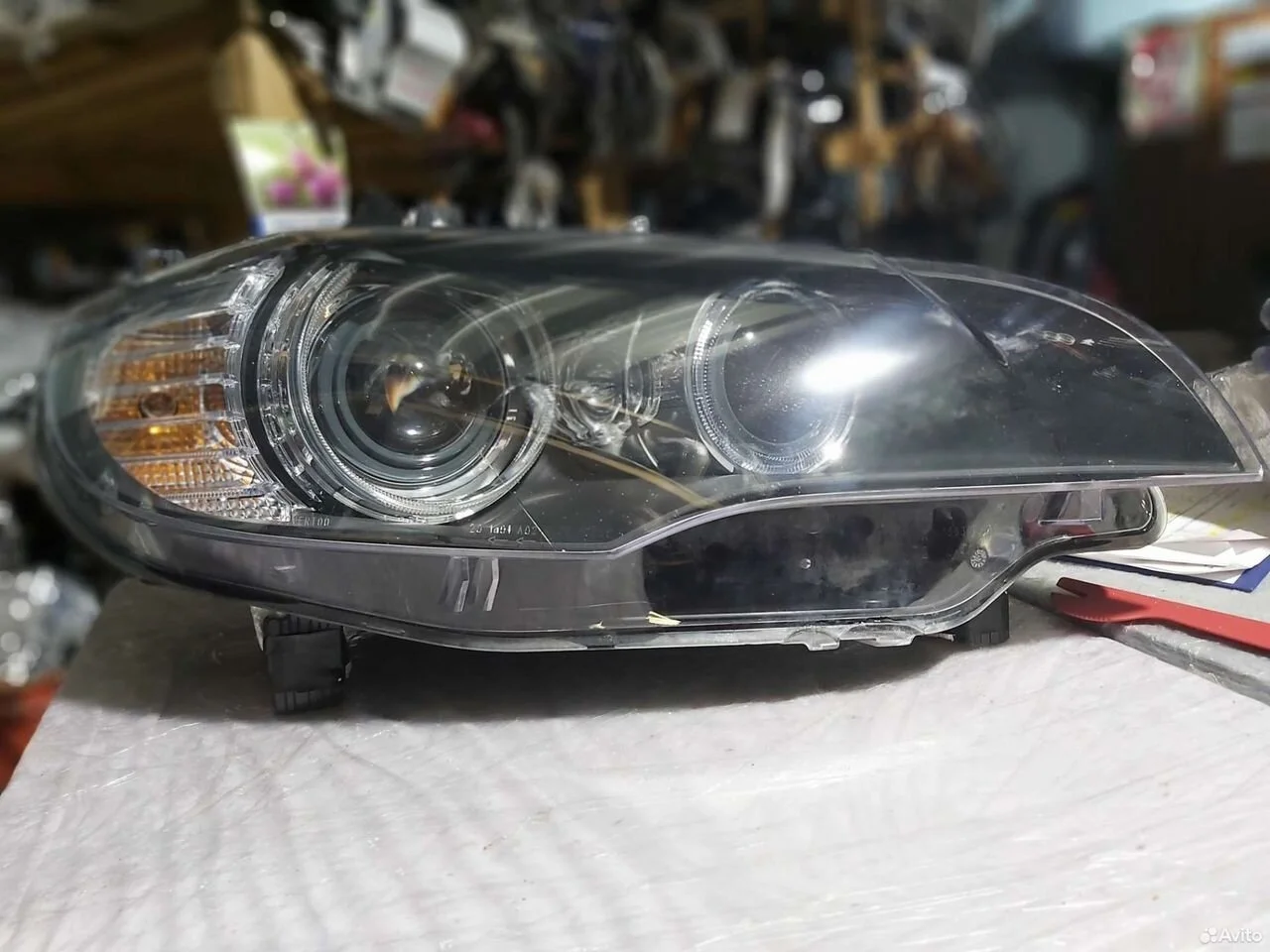 Бмв х6 е71 фара ксенон 63117240787