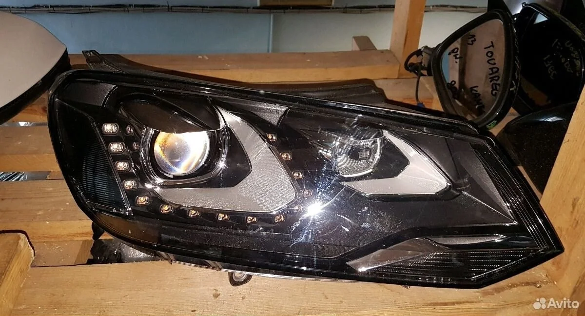Фара на фольксваген туарег 2 vw touareg