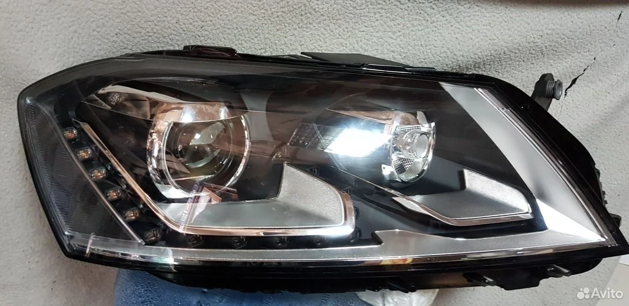 Пассат б7 фара ксенон адаптивная 754