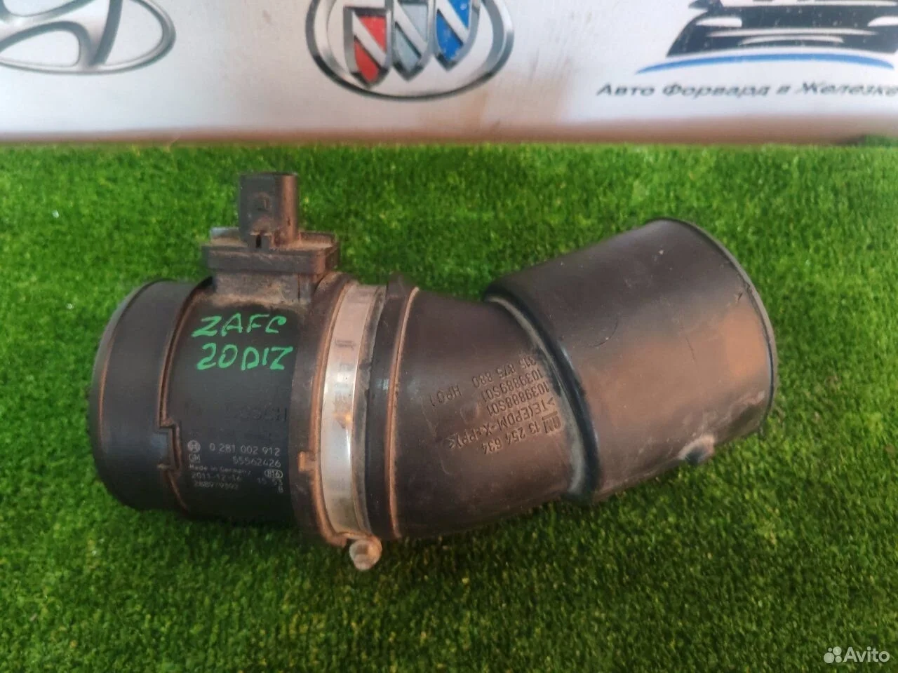 Датчик массового расхода воздуха opel zafira