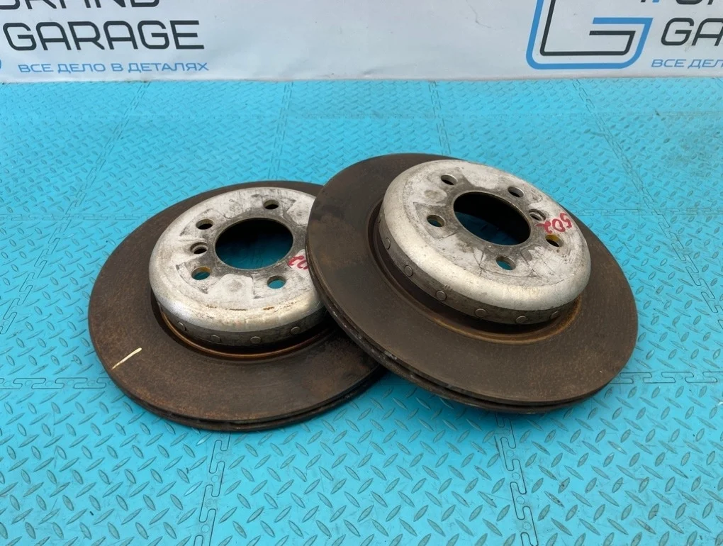 Диски тормозные Bmw 5-Series 2012 34216775287 F11 N20B20B 2.0, задние