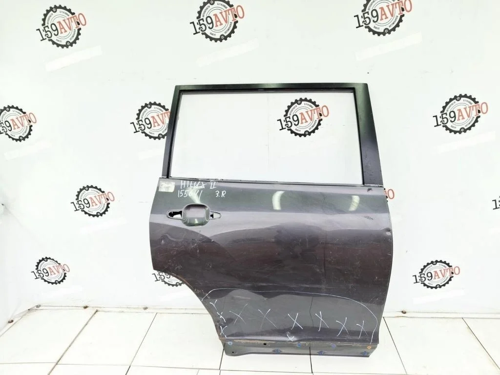 Дверь задняя правая Toyota Highlander 2 XU40