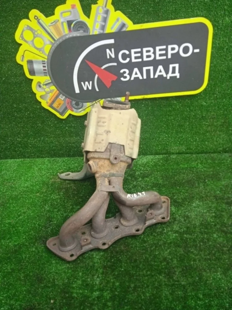 Коллектор выпускной с катализатором Kia Rio 2019 285002BSB2 FB G4FG