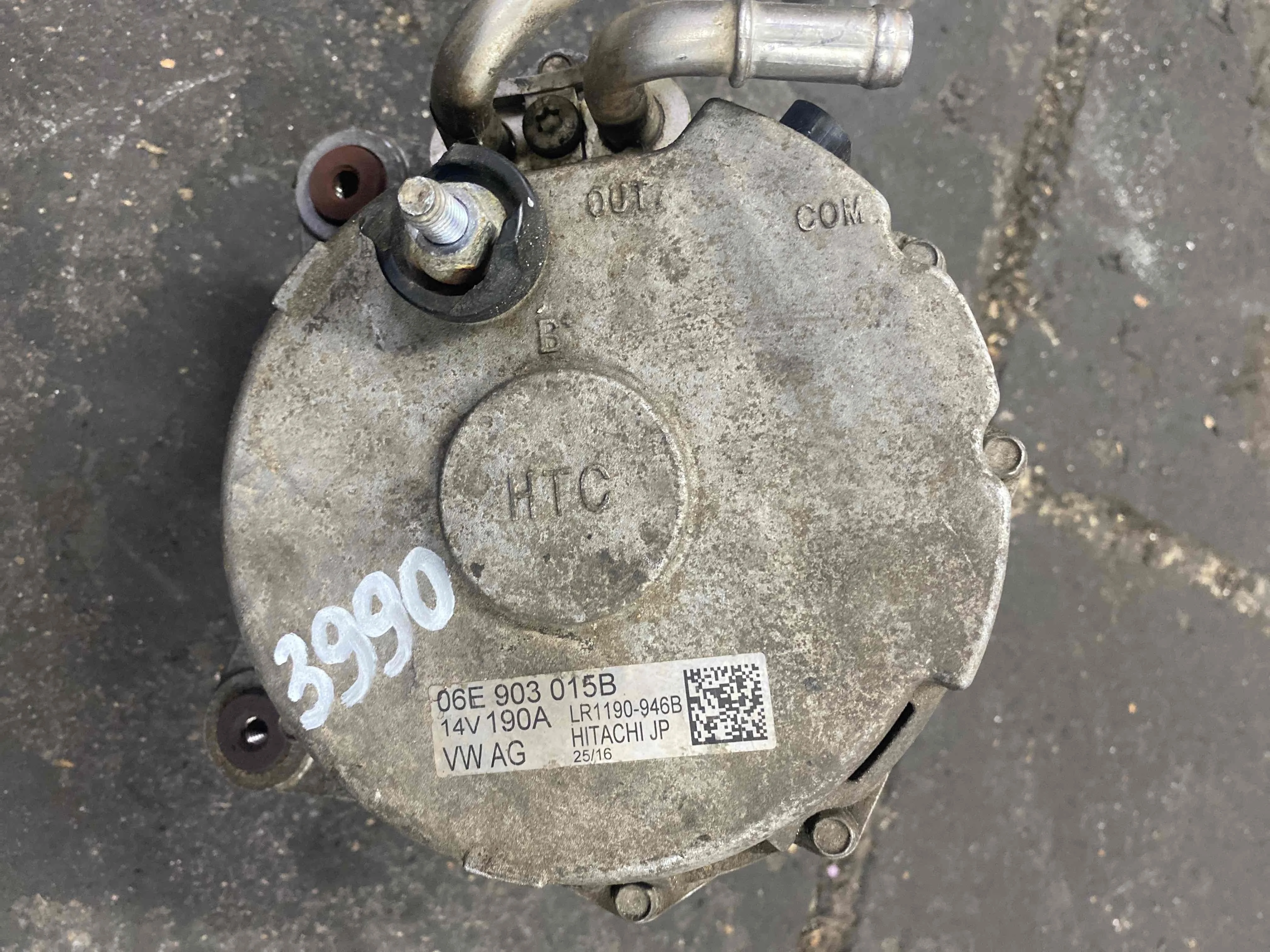 Генератор Audi D4 рестайлинг (2013—2017) 06E903015B; 06E903015; 06E903015X; 06E903015BX; 079903015Q CRE