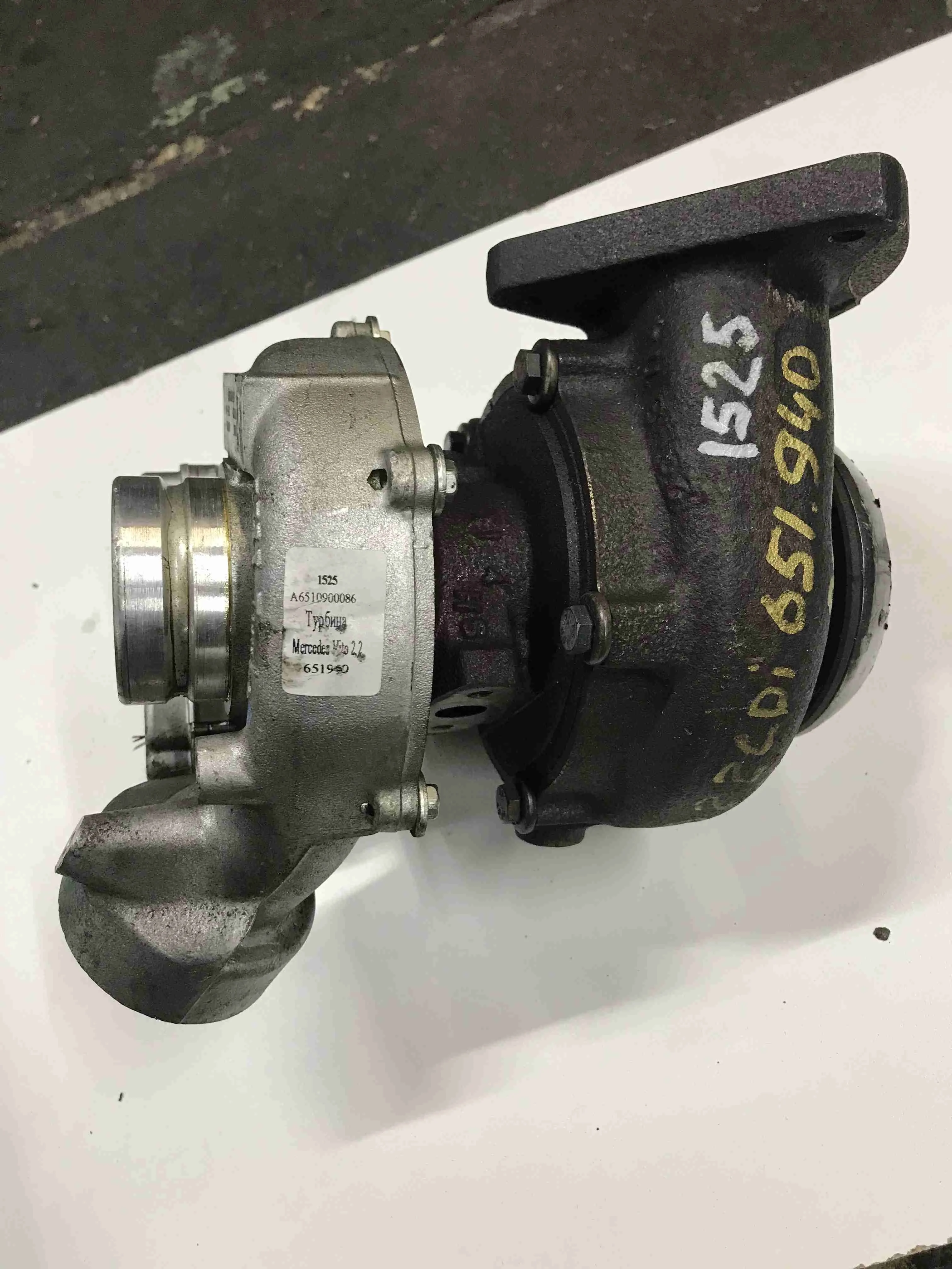 Турбина Mercedes-Benz W447 (2014—2023) A6510900086
 651940