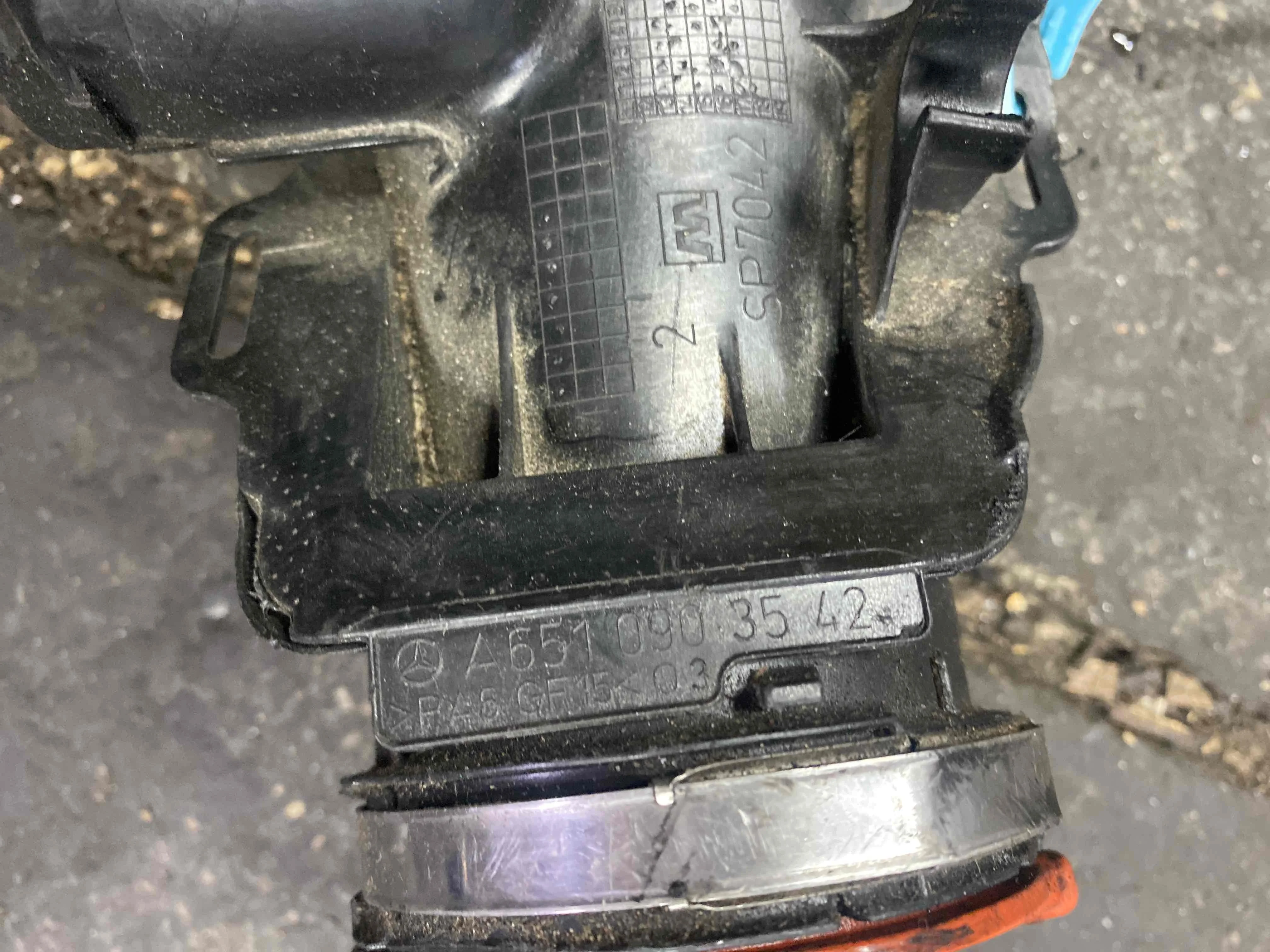 Патрубок (трубопровод, шланг) Mercedes-Benz X253 (2015—2019) A6510903542; A6510903642 651921