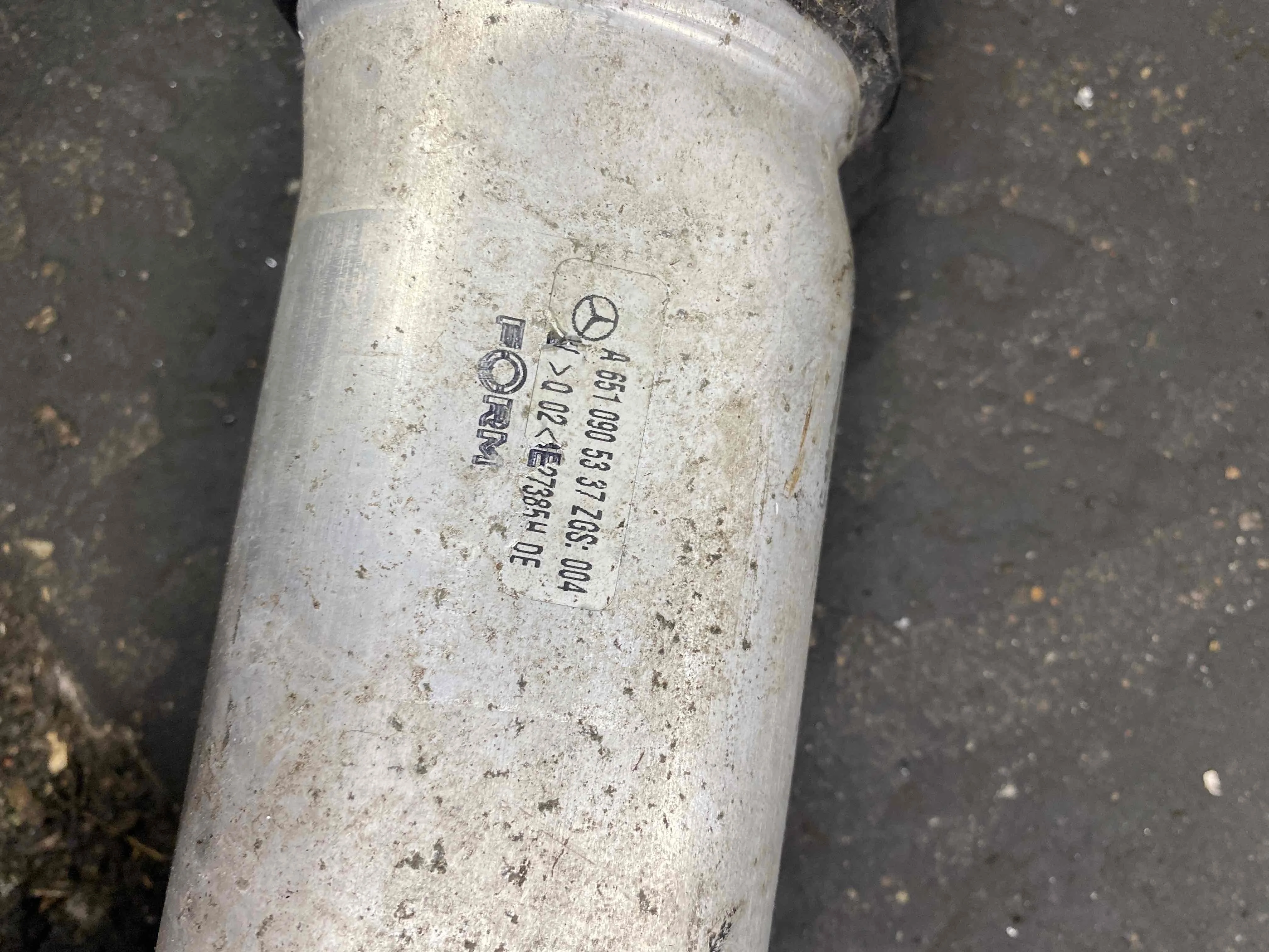 Патрубок интеркулера Mercedes-Benz X253 (2015—2019) A6510905337 651921