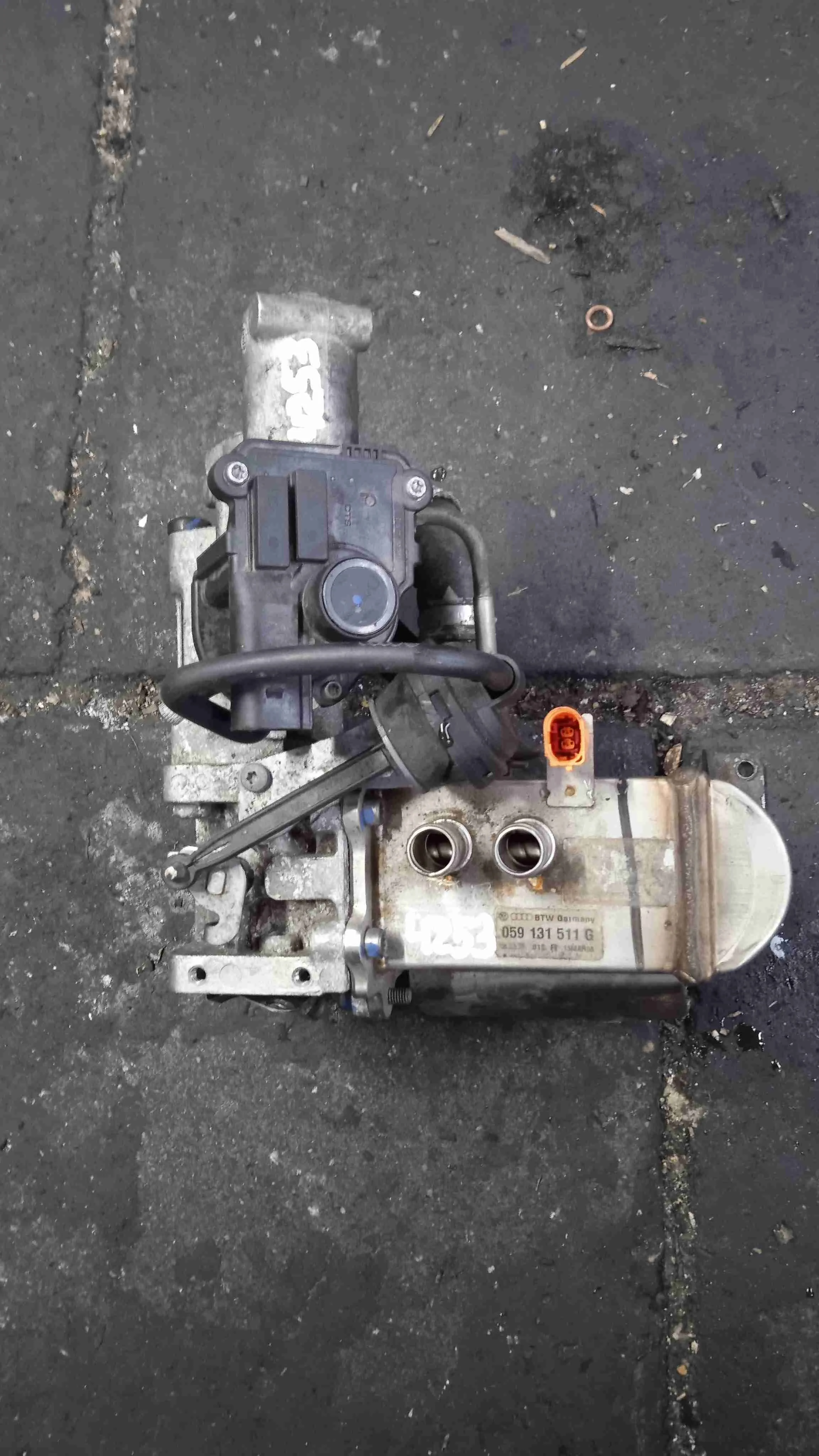 Радиатор EGR Audi B8 рестайлинг (2011—2015) 059131511G
; 059131515AH CAM