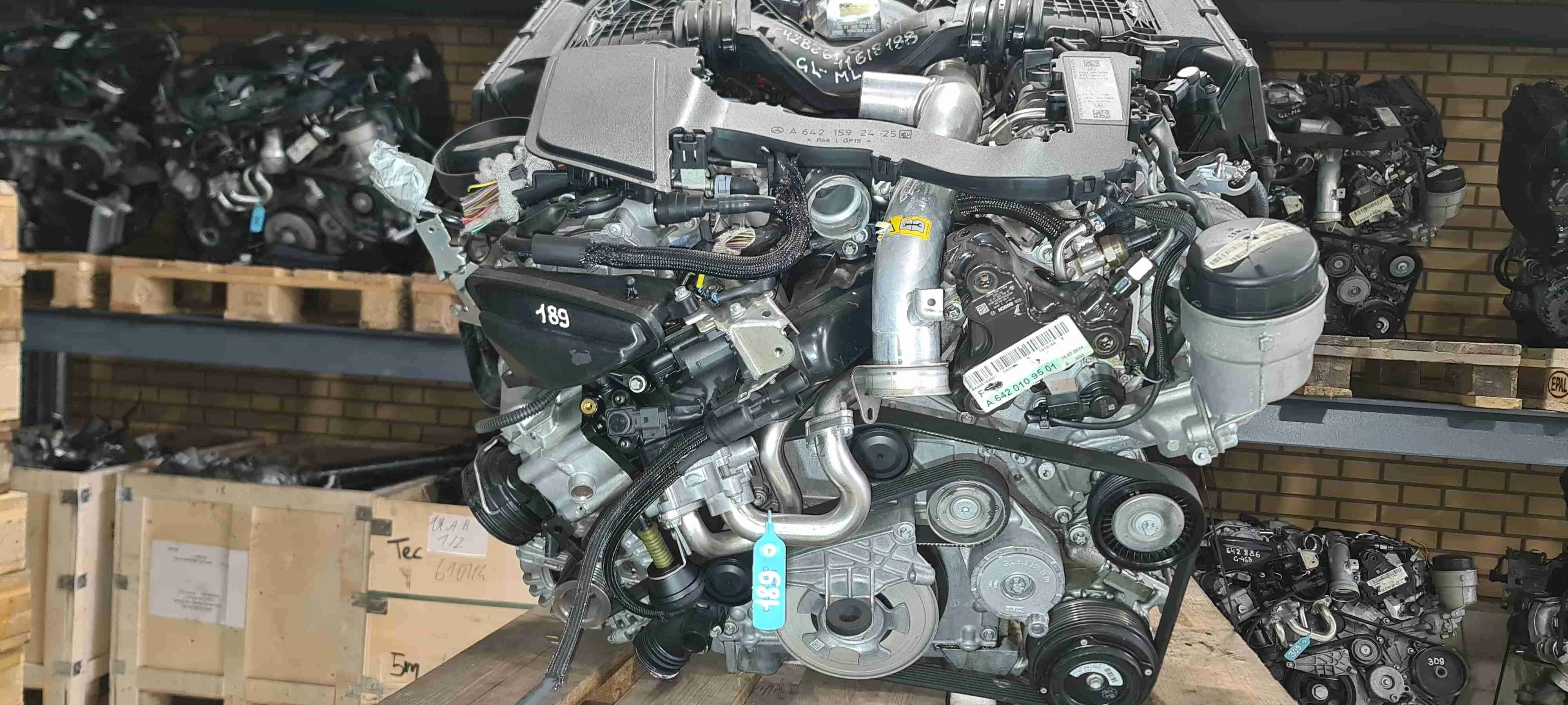 Двигатель Mercedes-Benz X166 (2012—2016)  A6420101908; 642826 642826