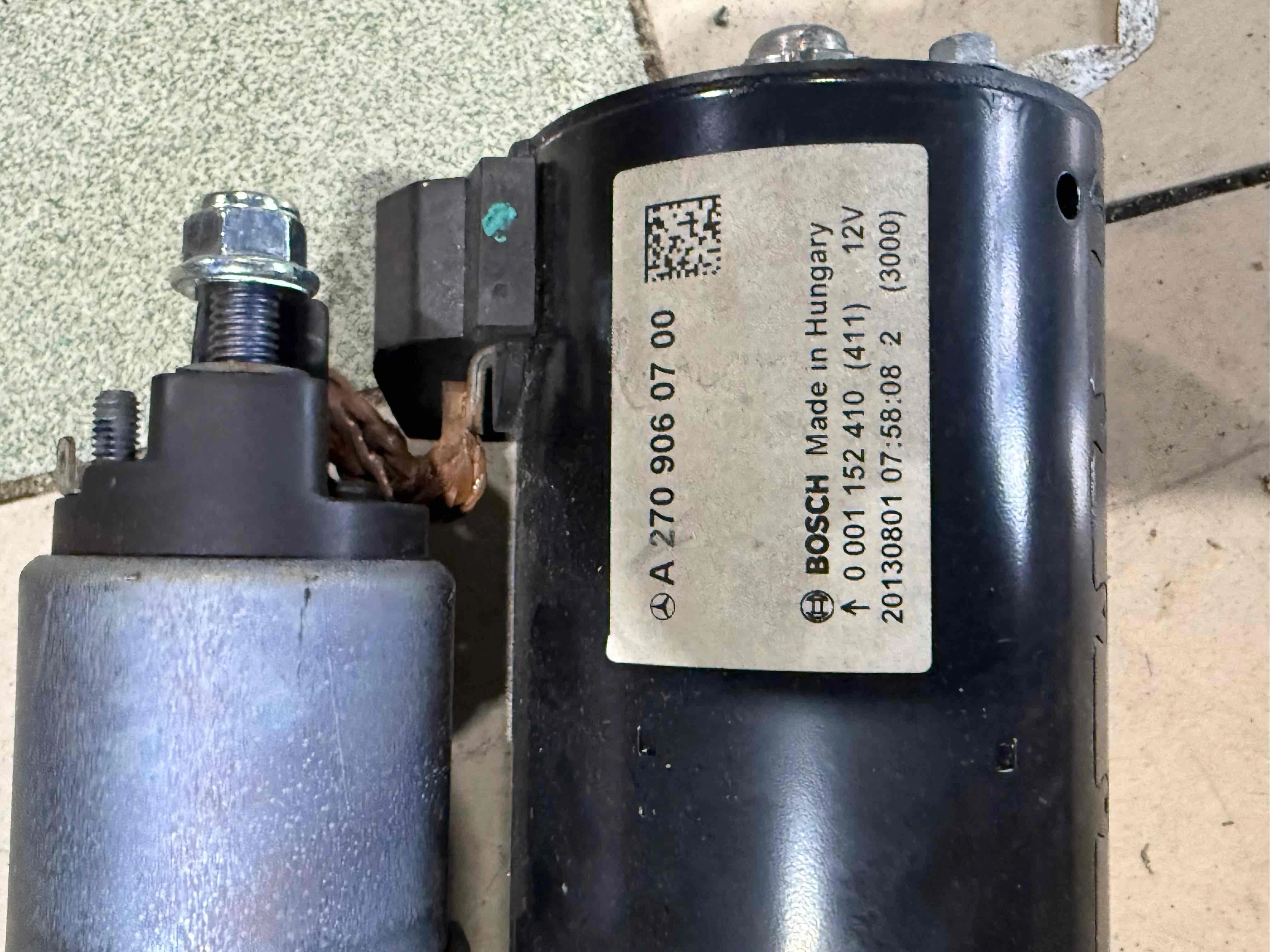 Стартер Mercedes-Benz W176 рестайлинг (2015—2018) A2709060700
 270920