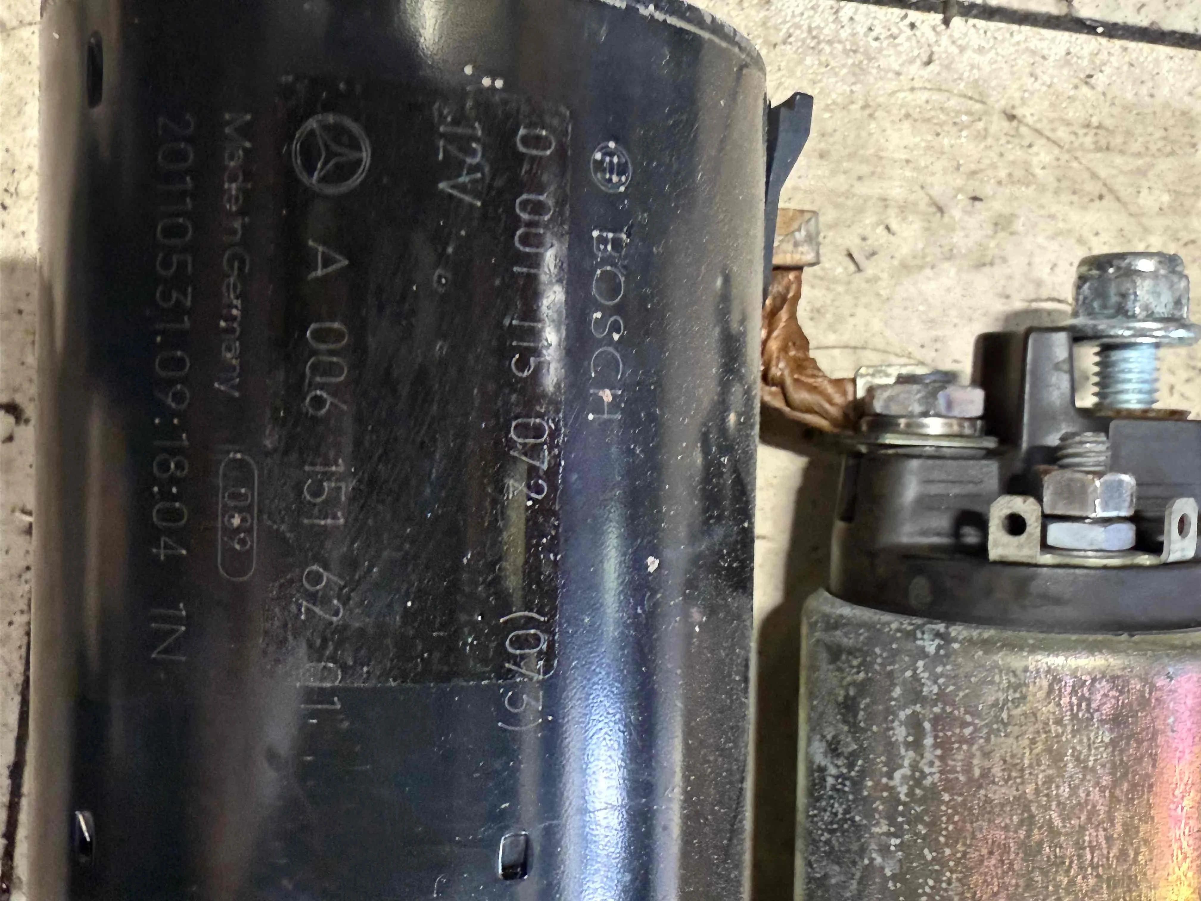 Стартер Mercedes-Benz W463 рестайлинг 3 (2012—2015) A0061516201
 642886