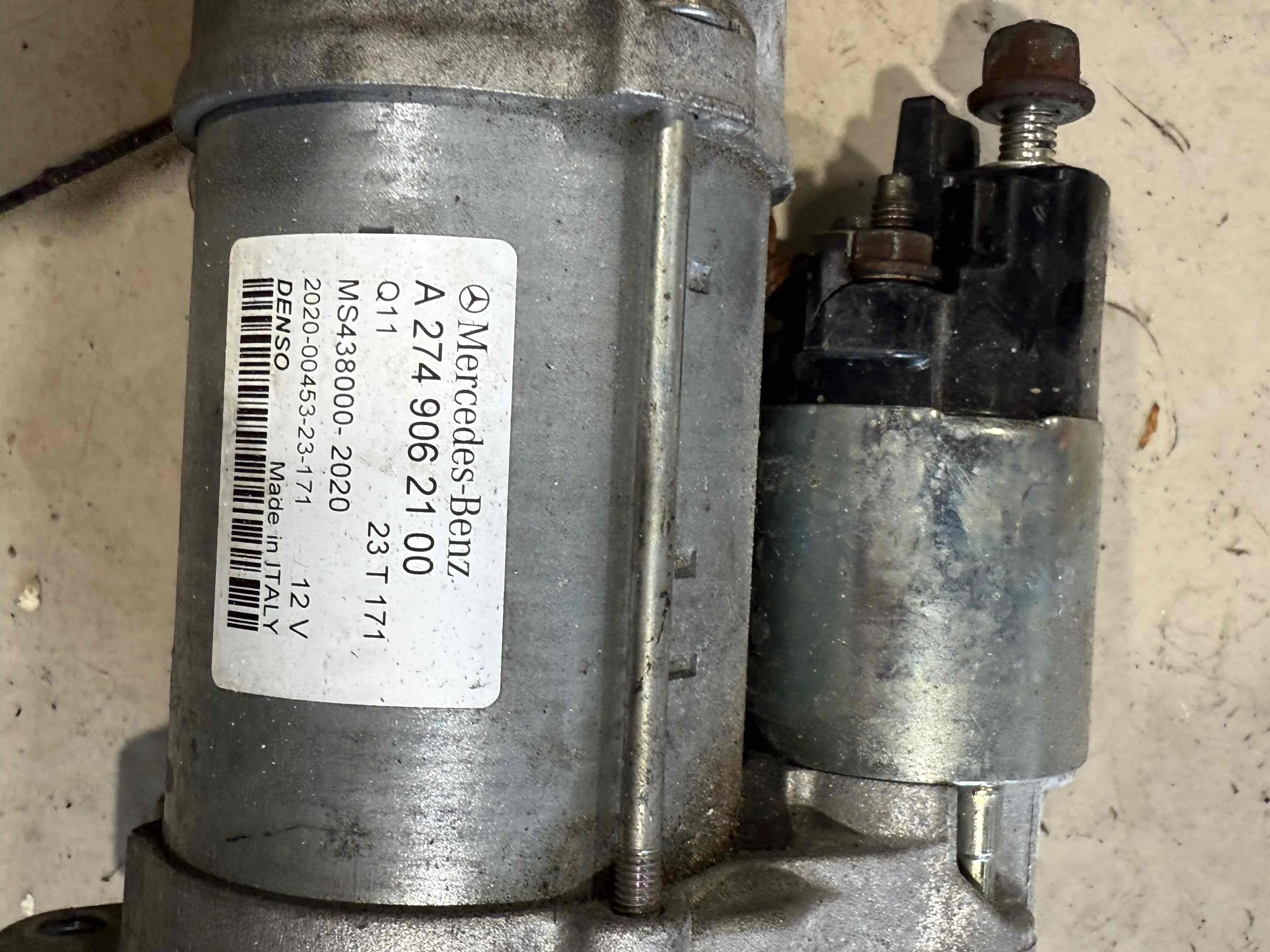 Стартер Mercedes-Benz X253 (2015—2019) A2749062100
 274920