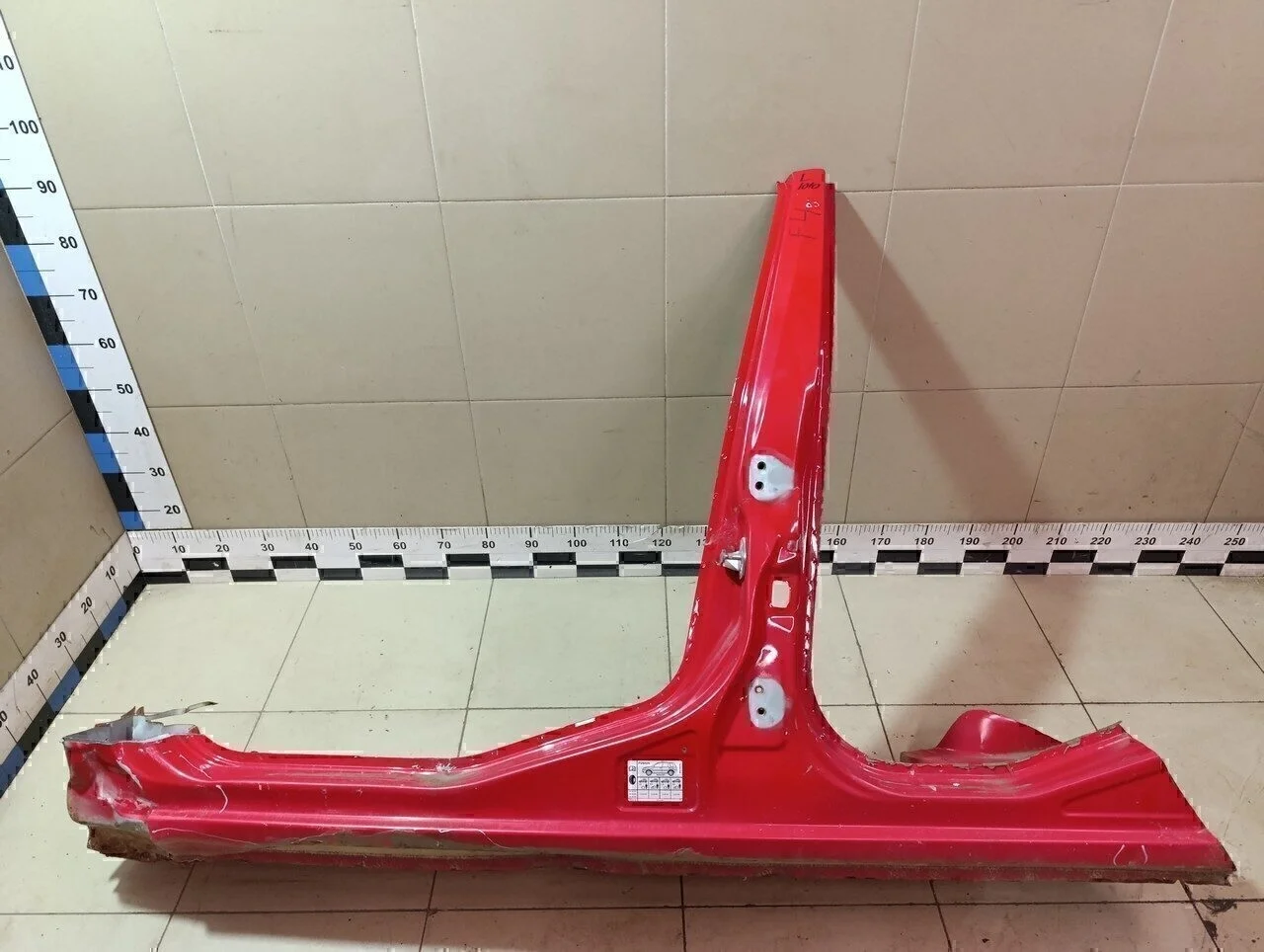 Порог со стойкой левый Fusion 2002-2012