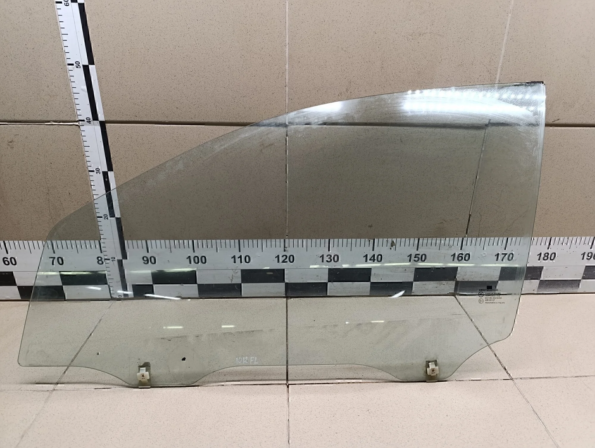 Стекло двери передней левой Aveo (T250) 2005-2011