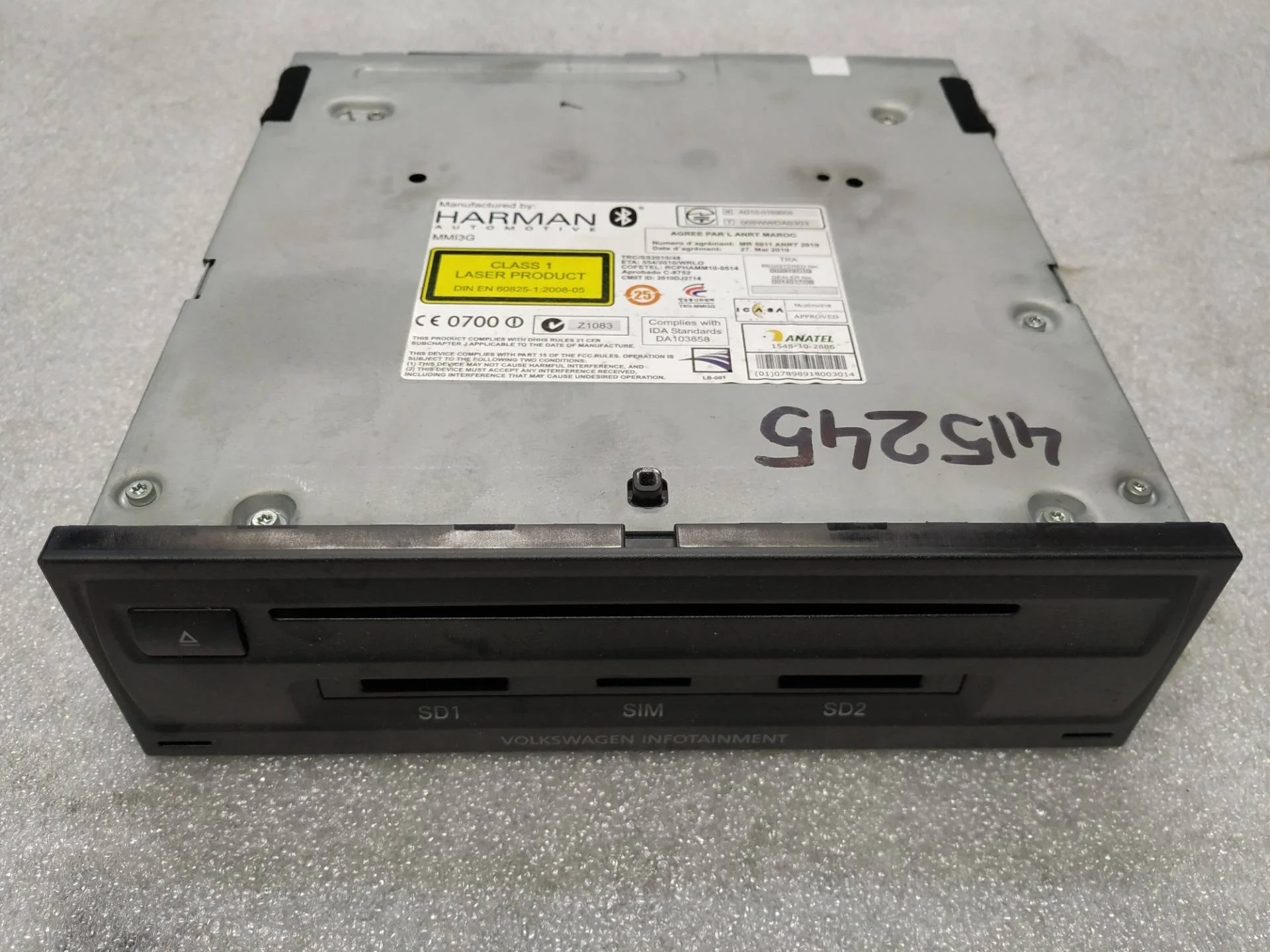 магнитола Volkswagen Touareg 2 7P6 2013