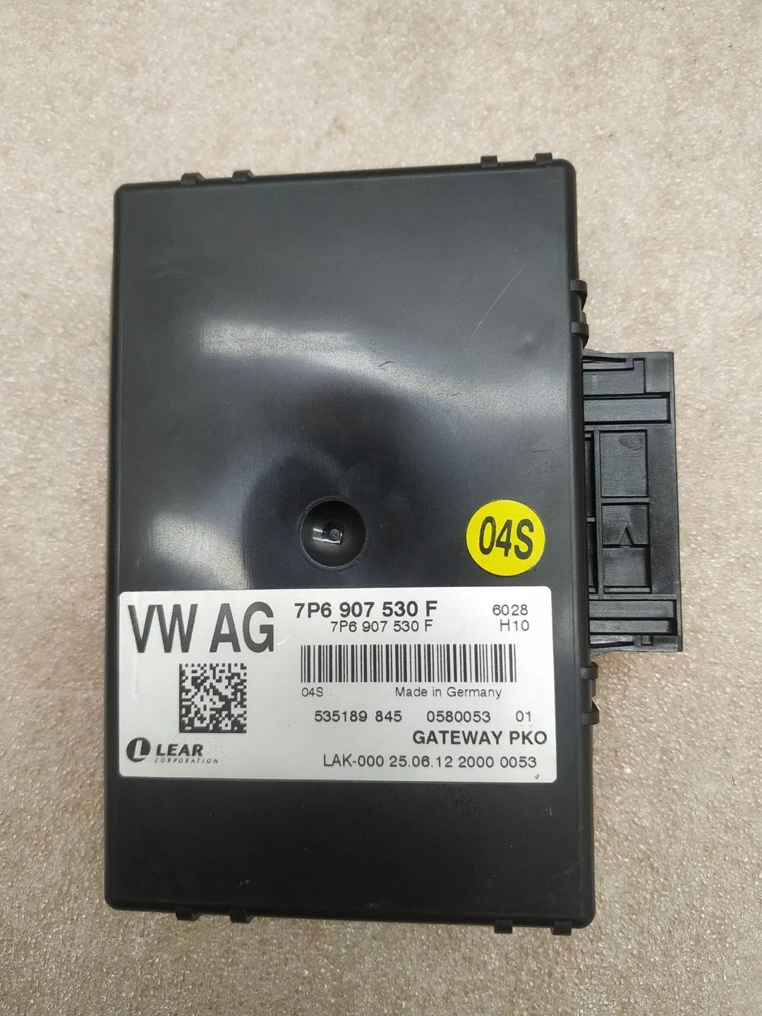 блок управления мультимедия Volkswagen Touareg 2 7P6 2013