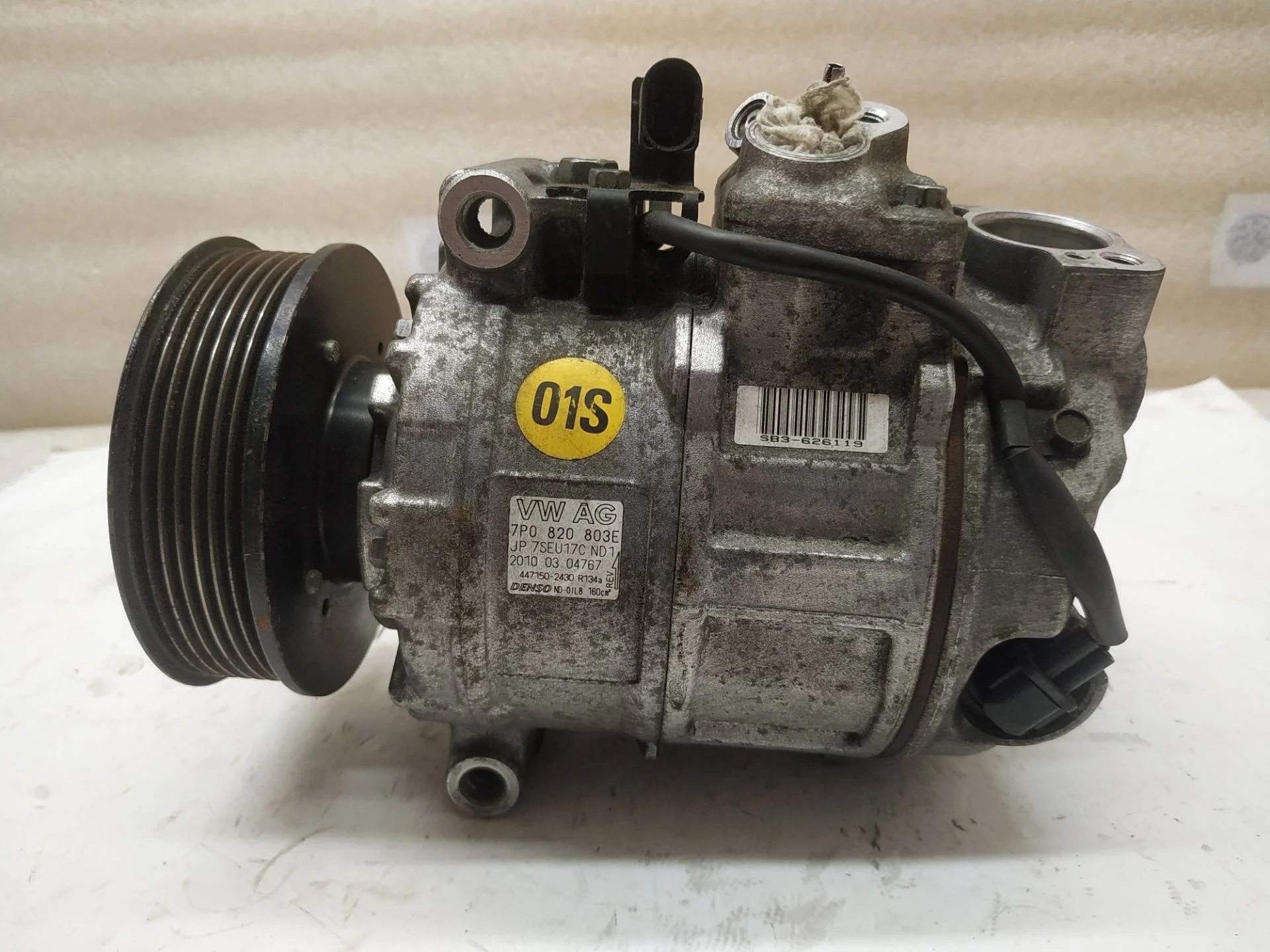 компрессор кондиционера Volkswagen Touareg 7P6 2011