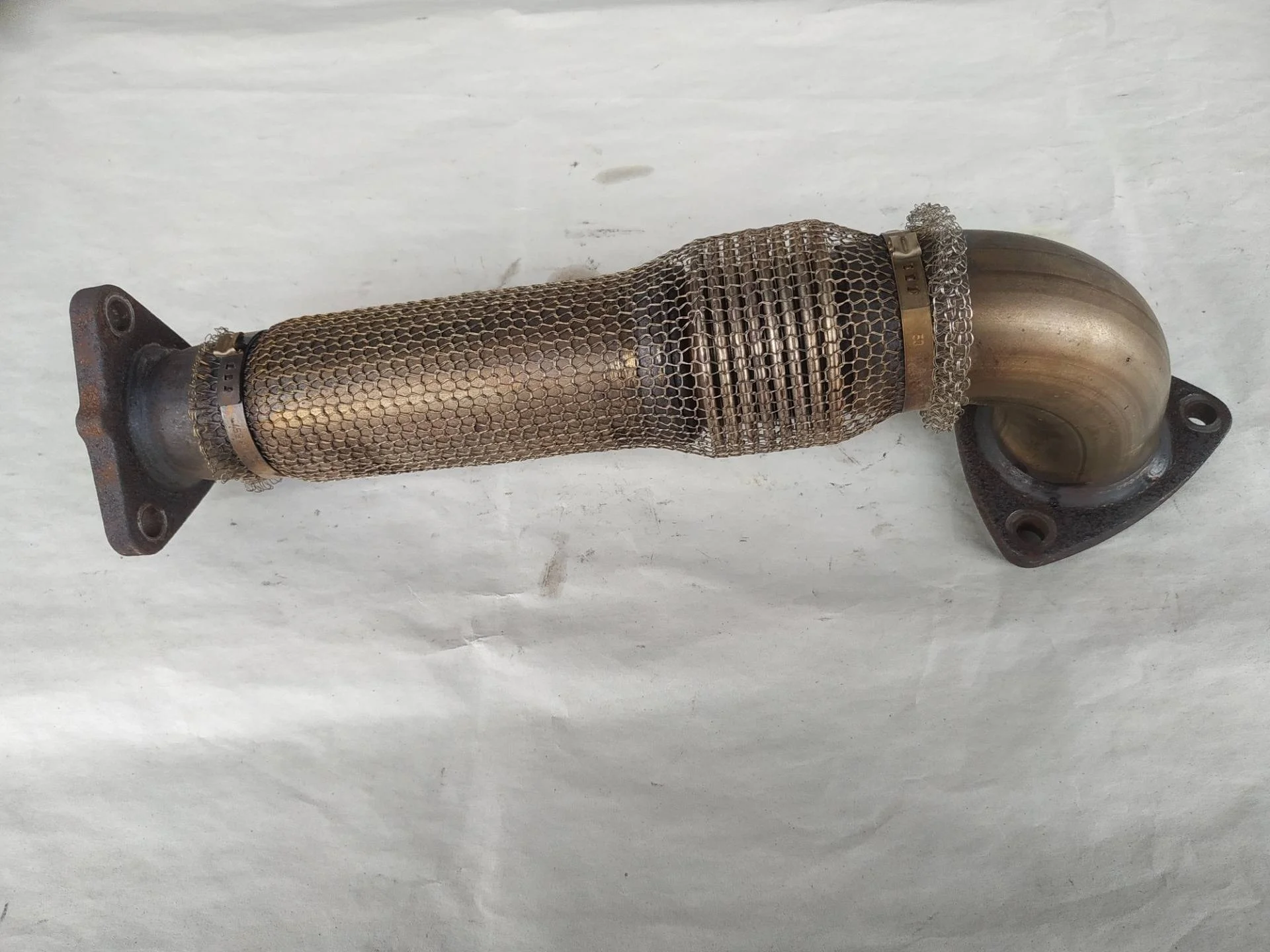 труба приемная глушителя Volkswagen Touareg 2 7P6 2012