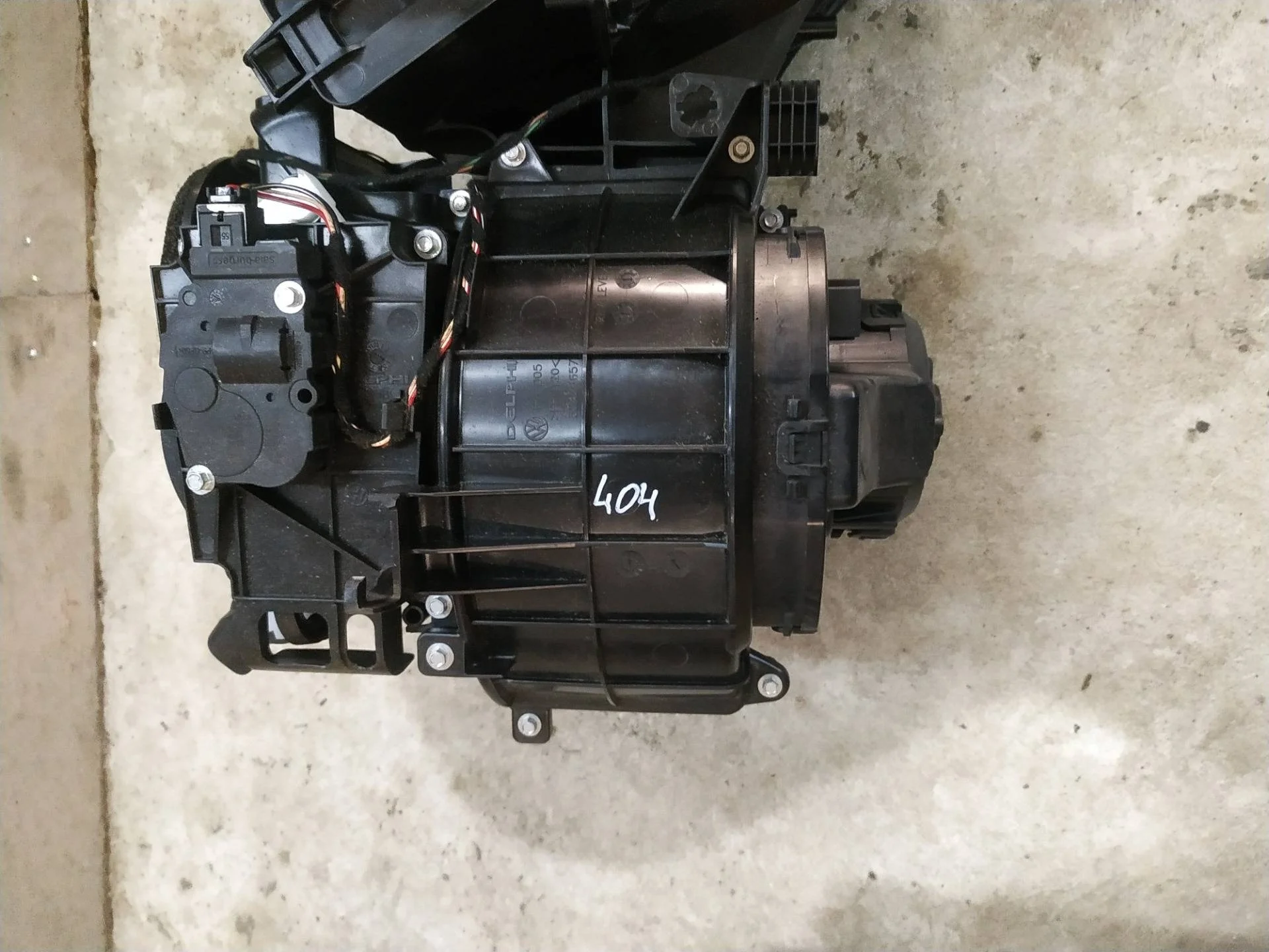 отопитель в сборе (печка) Volkswagen Touareg 2 7P6 2011