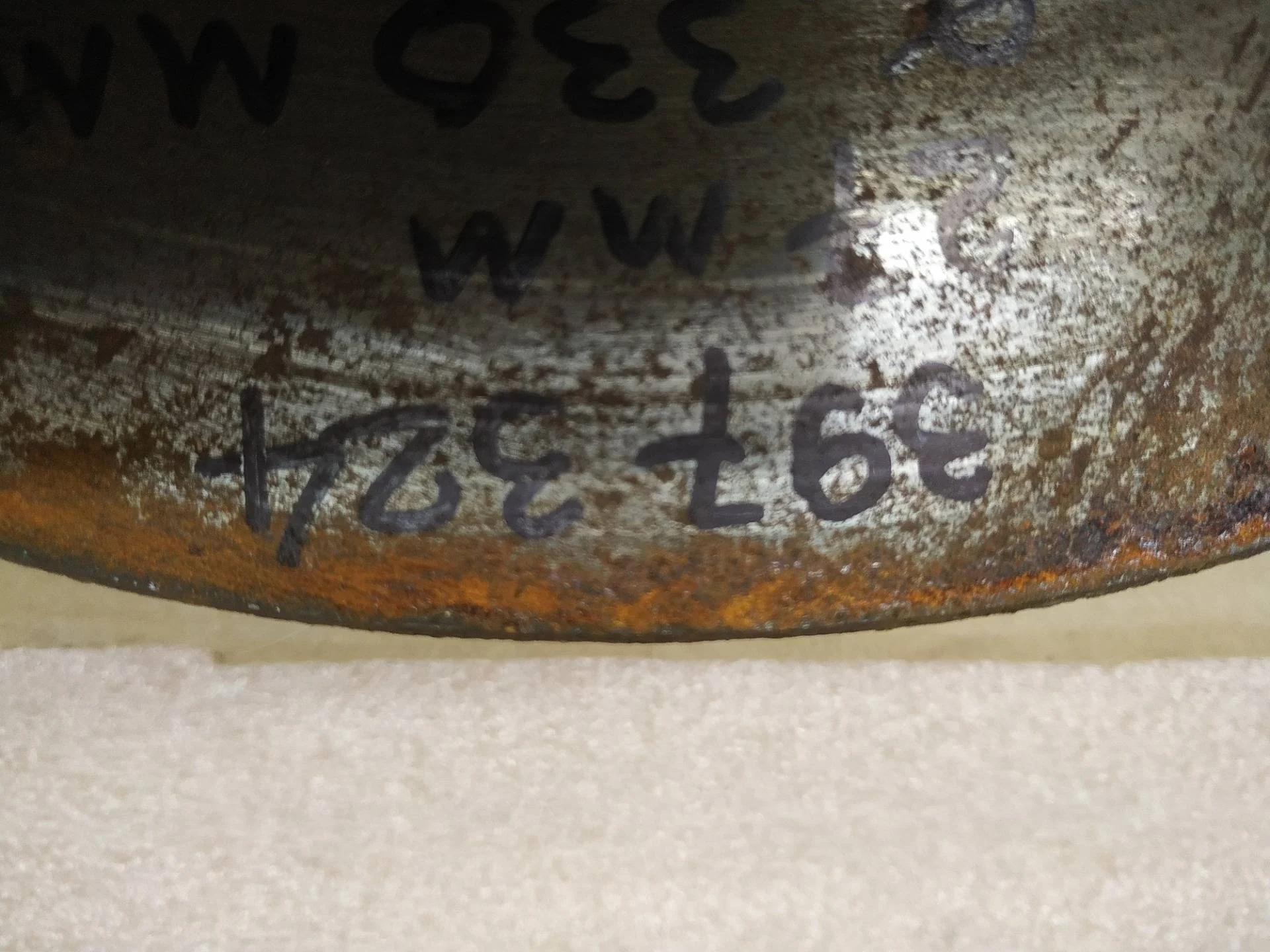 диск тормозной задний Volkswagen Touareg 2 7P6 2011