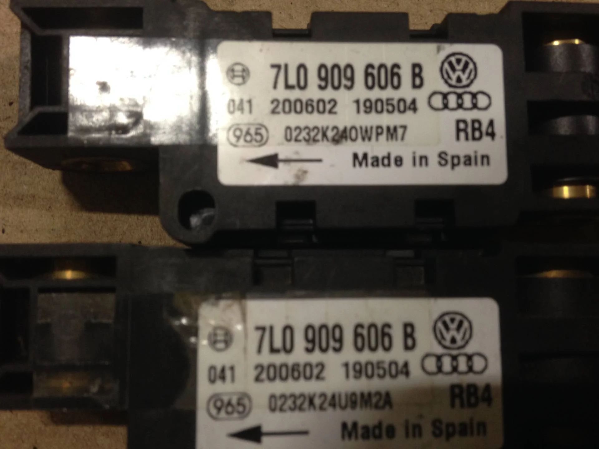 датчик airbag Volkswagen Touareg